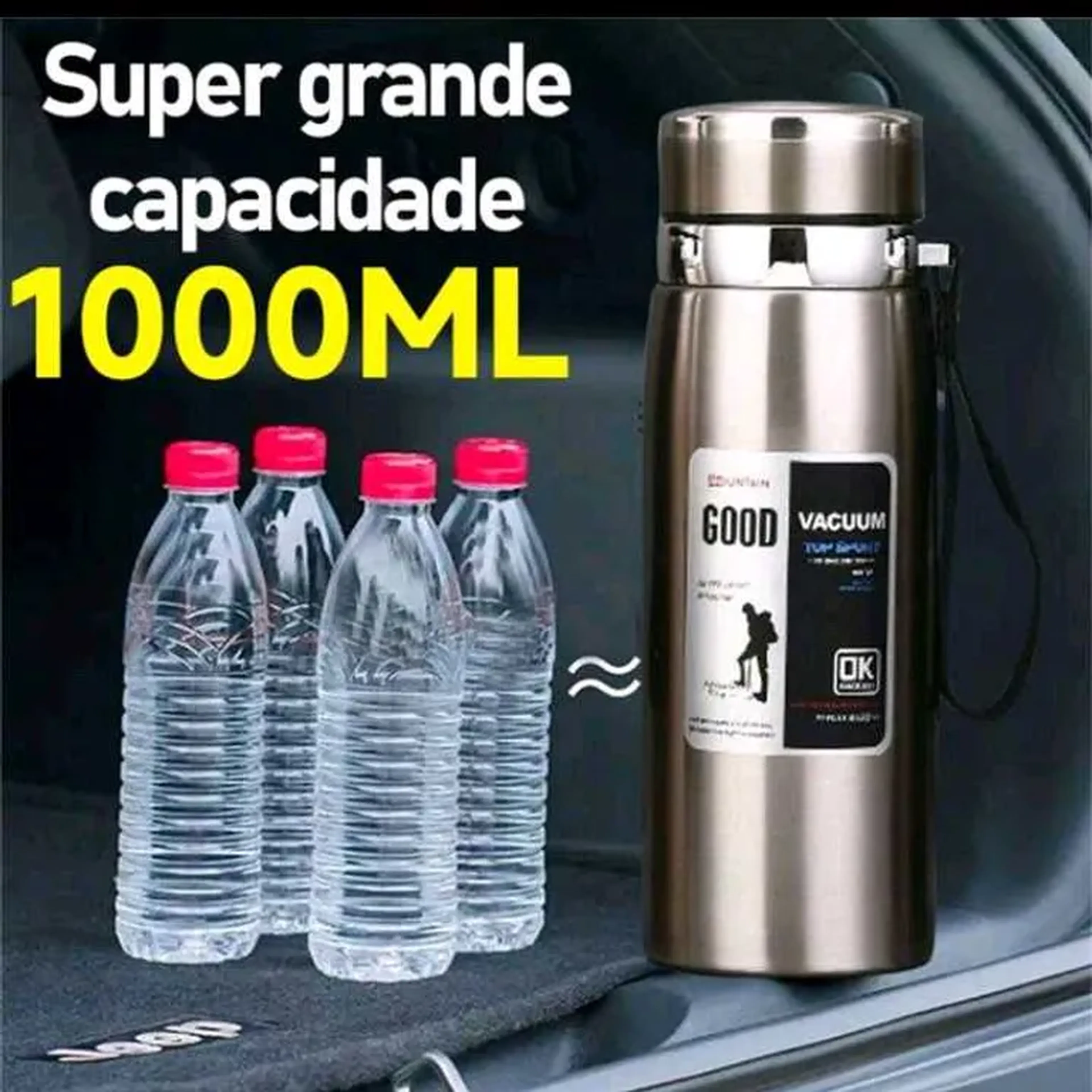 GARRAFA TÉRMICA INOX 1000 ML imagem