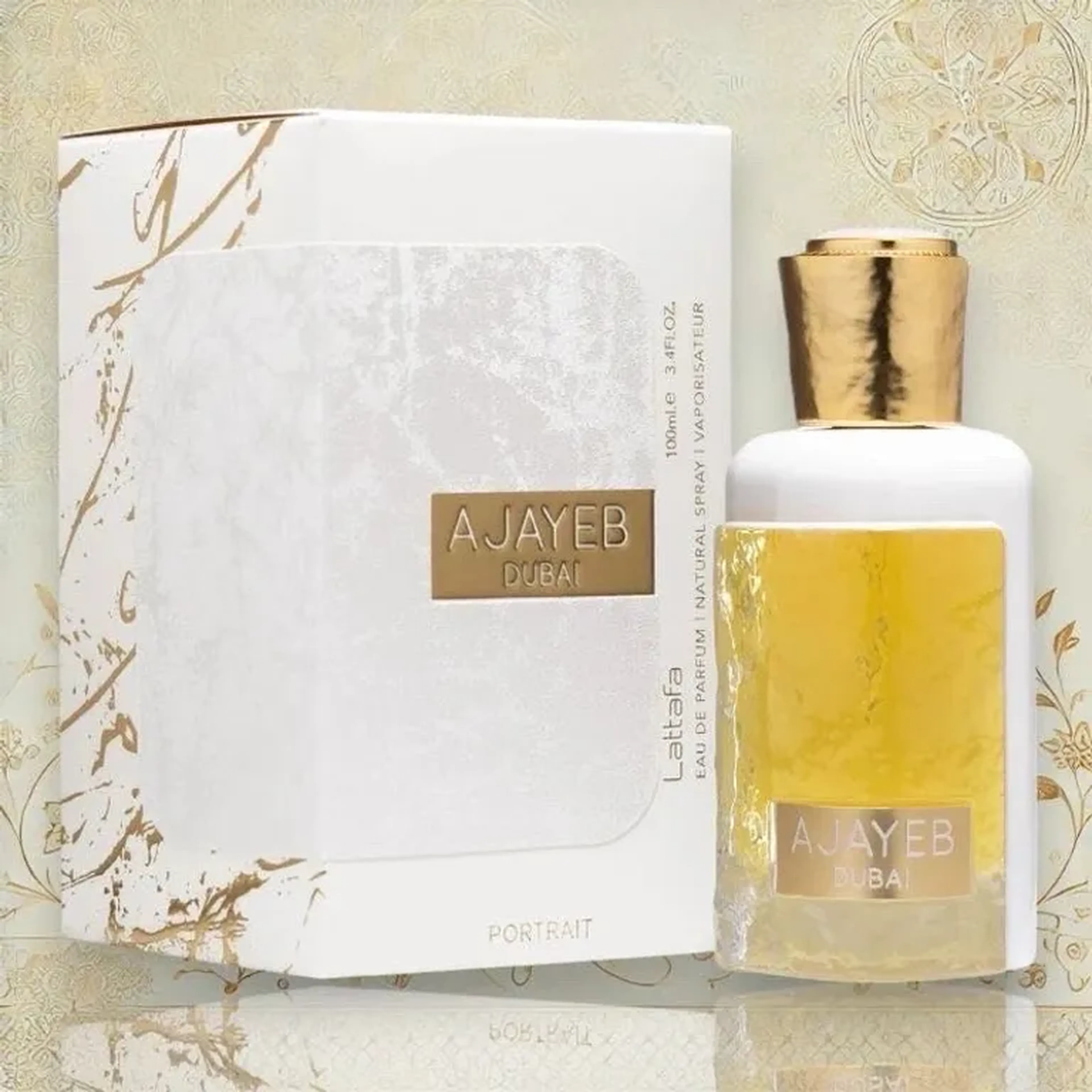 Perfume Ajayeb Dubai Portrait -Lattafa 100 ml imagem