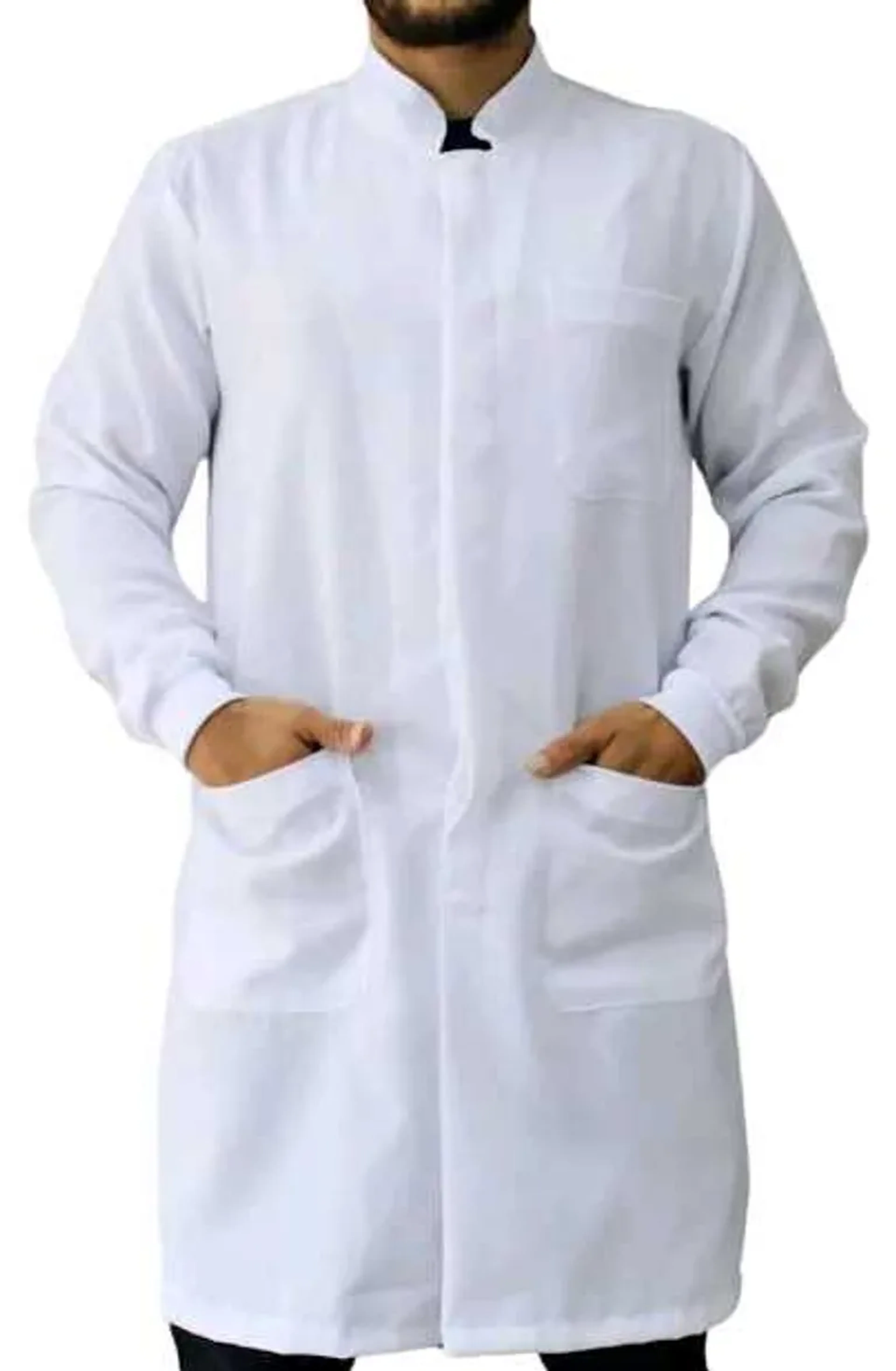 Jaleco masculino branco imagem