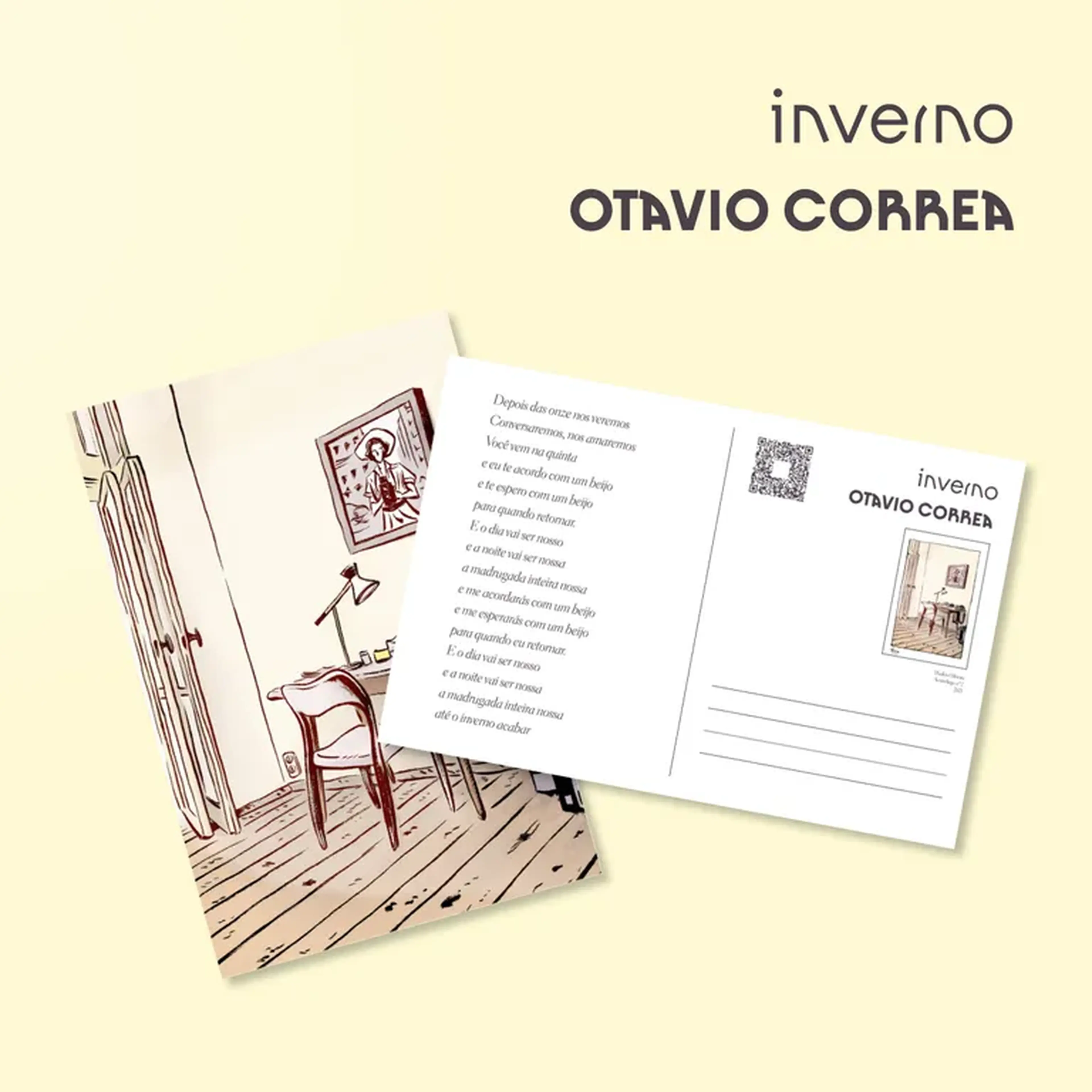 Cartão Postal - Inverno imagem