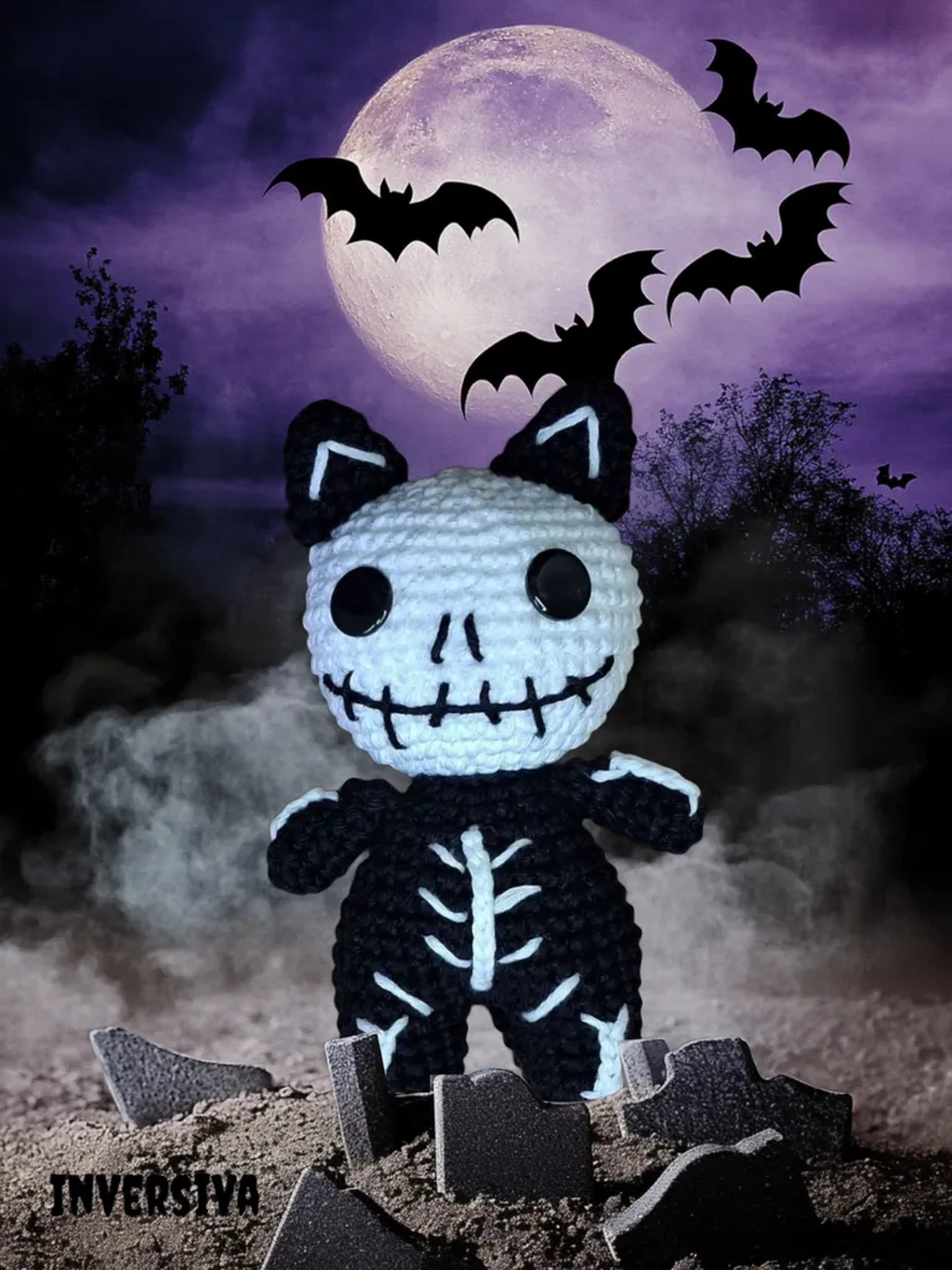 Gato Esquelético💀🐈‍⬛ imagem