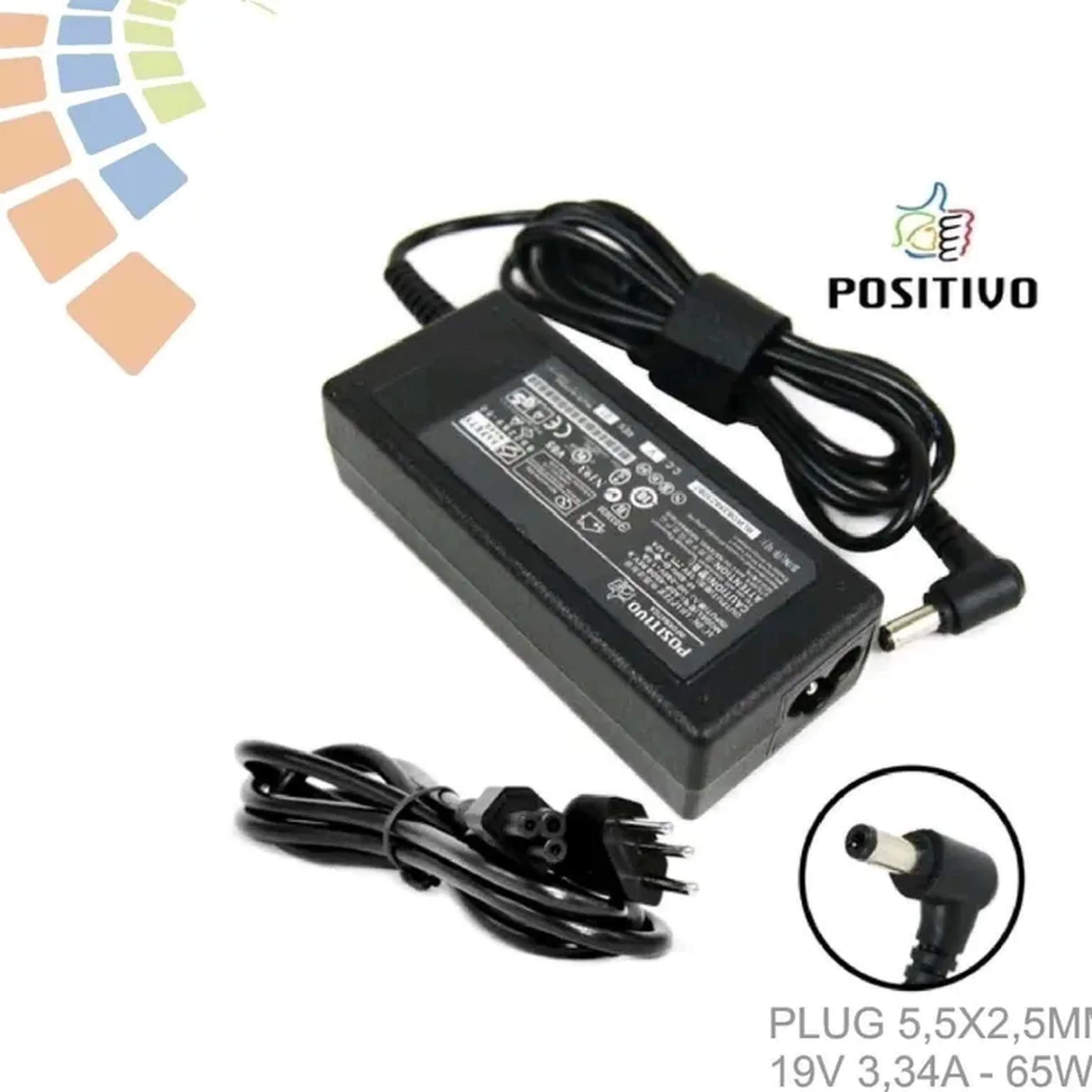 FONTE NOT POSITIVO 65W 19 V 3.42 A imagem