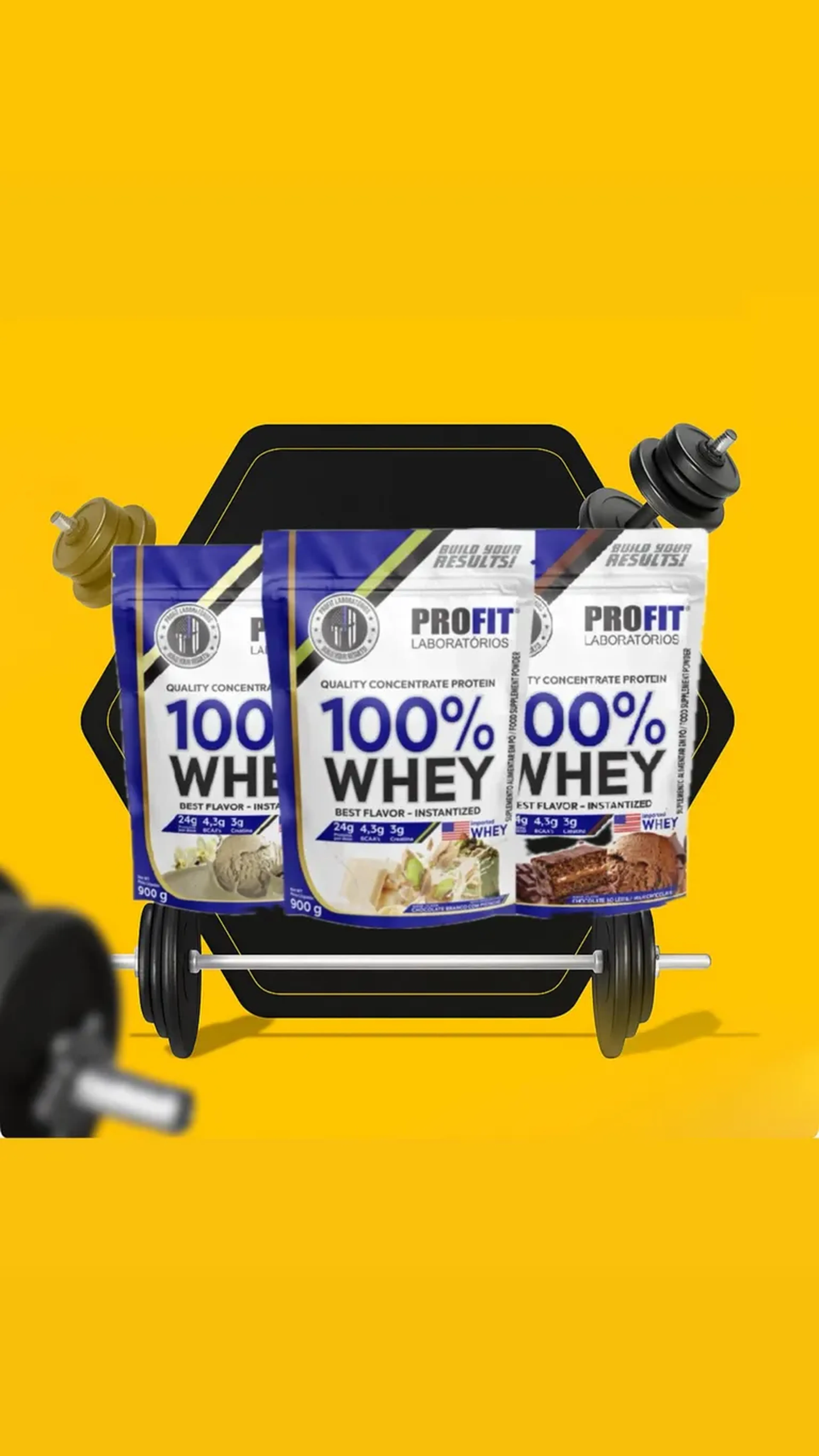 Whey 100% PROFITI imagem