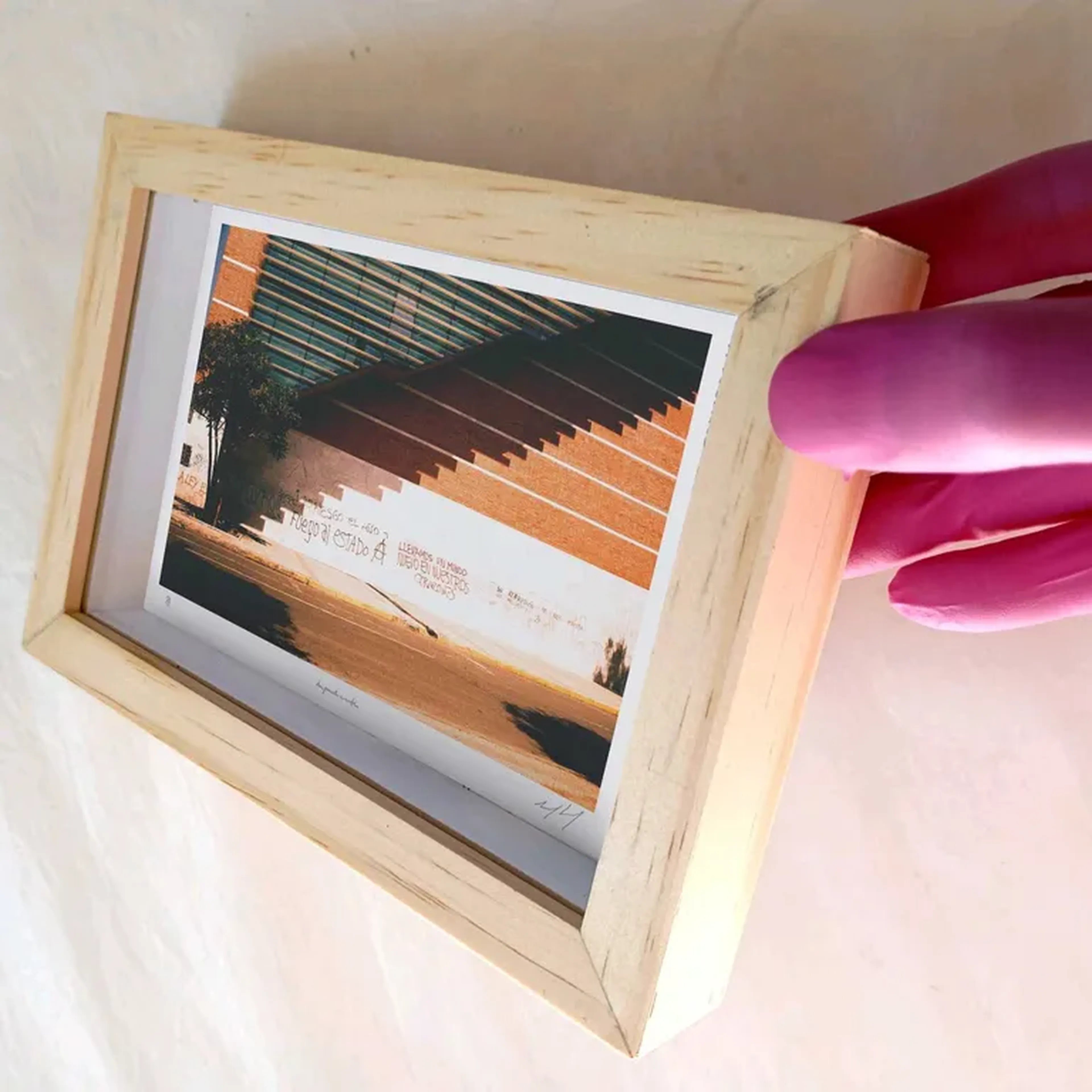 Palávoras - Nuevo mundo - 10x15 cm moldura alta imagem