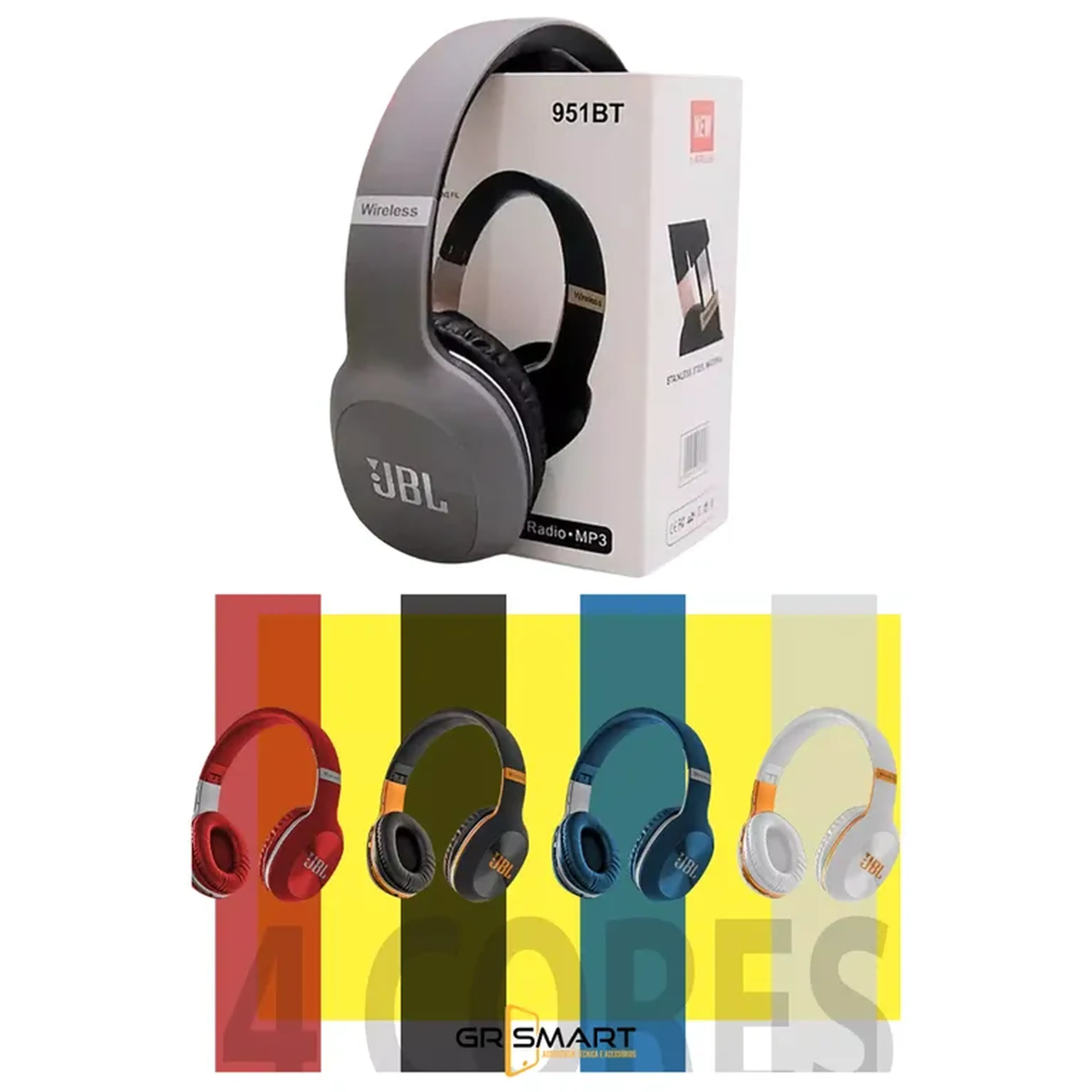 Fone De Ouvido Headphone Bluetooth 951 Bt imagem