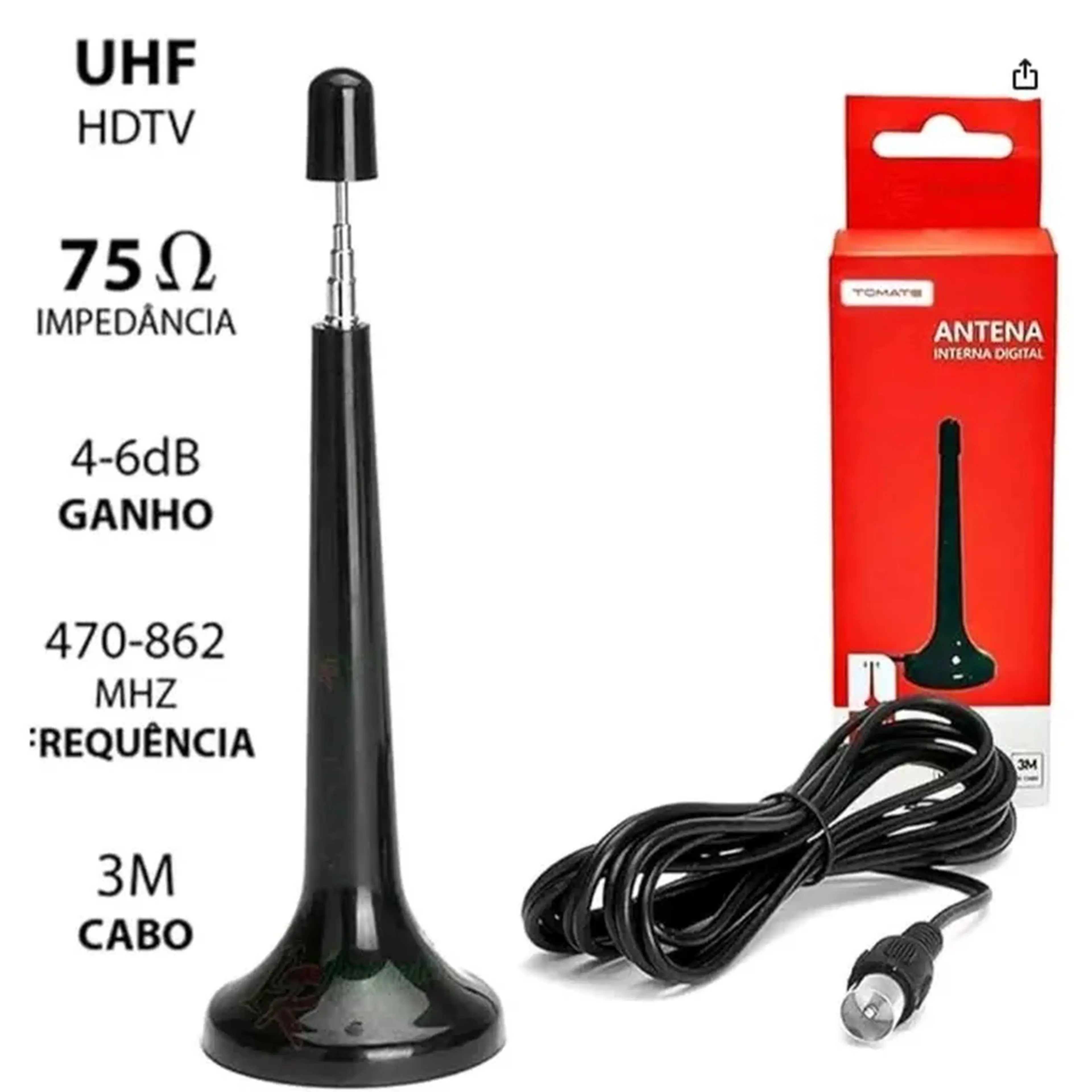 Antena UHF de alto ganho. imagem