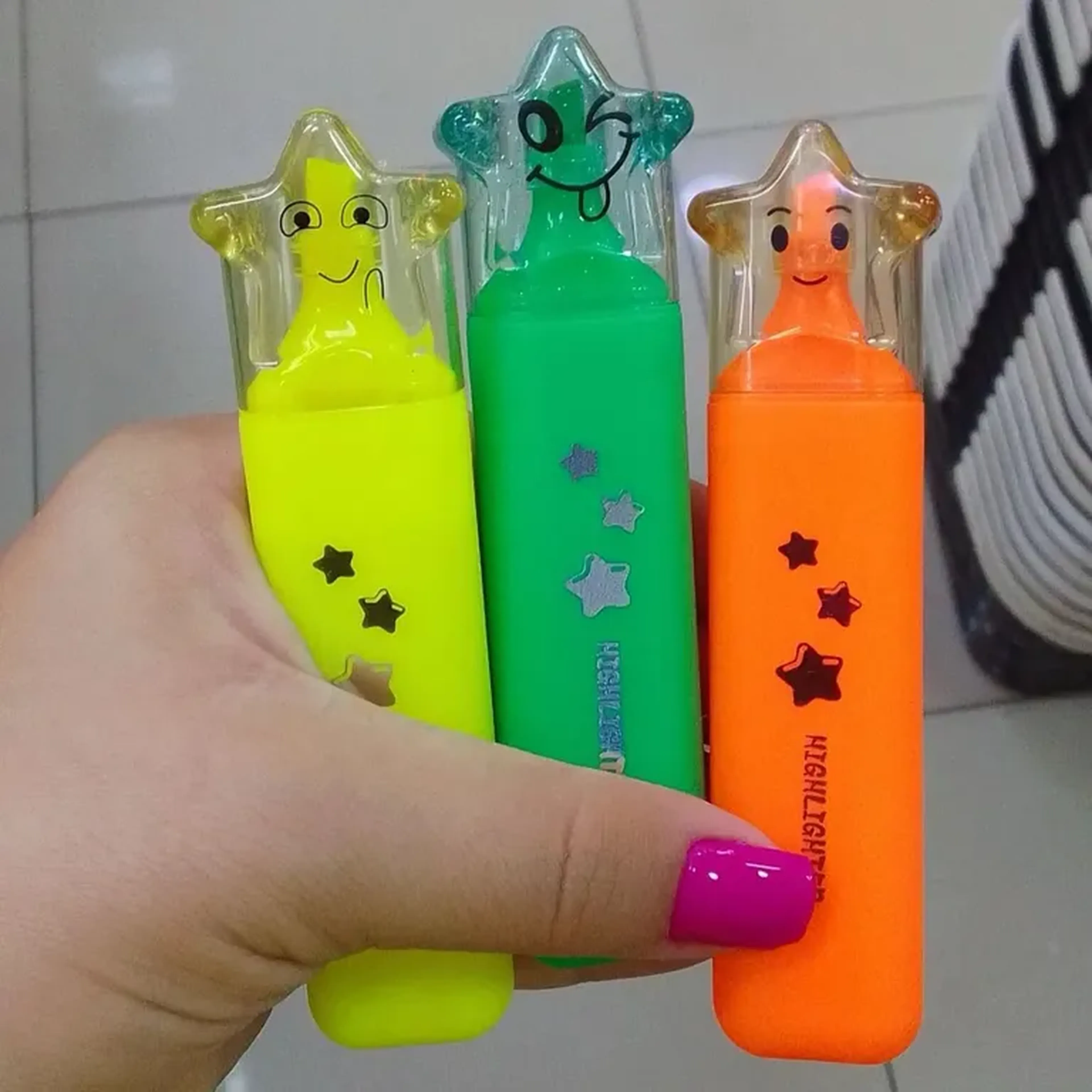 marca texto kit c 3 unidades imagem