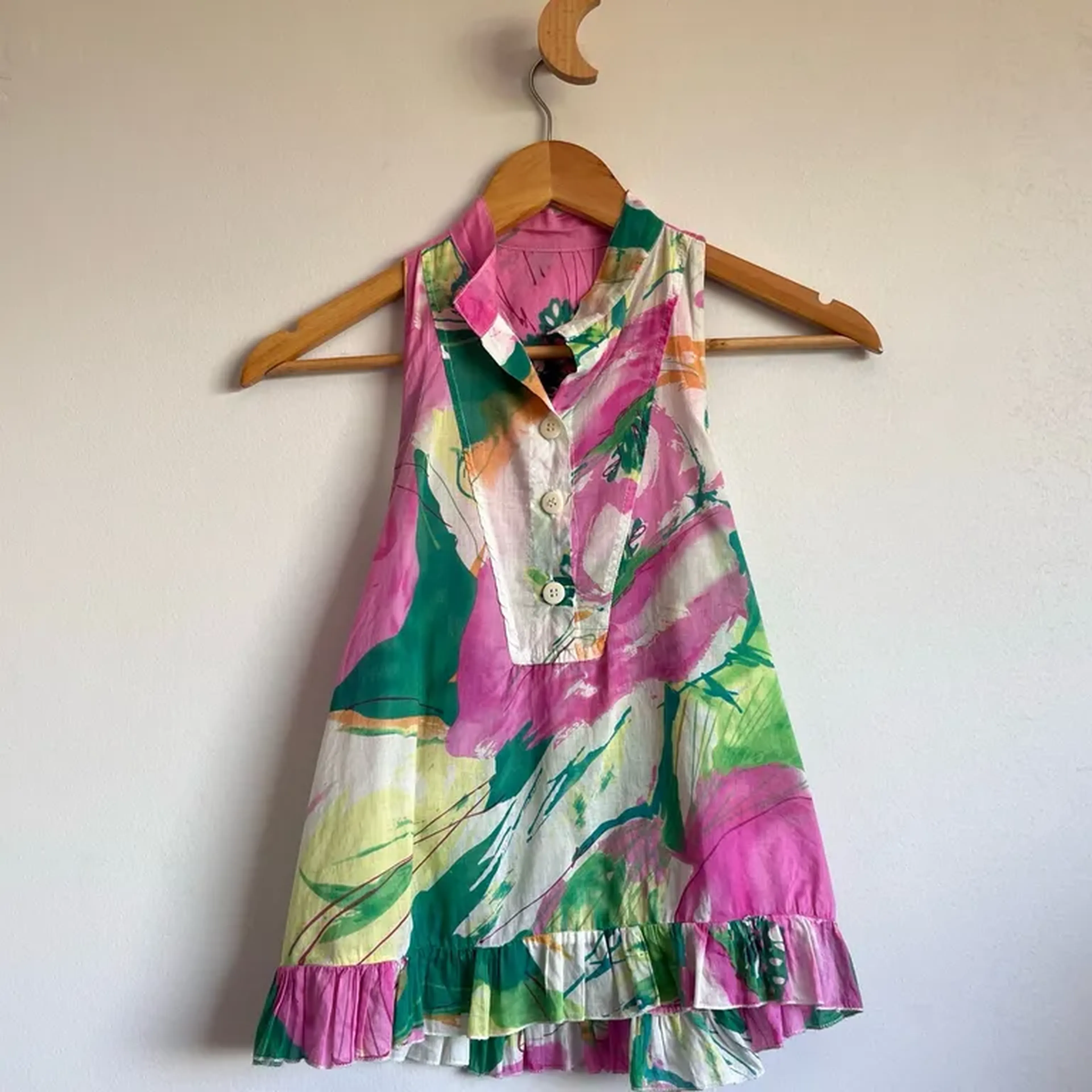 Blusa social estampa floral - Tam 36 imagem