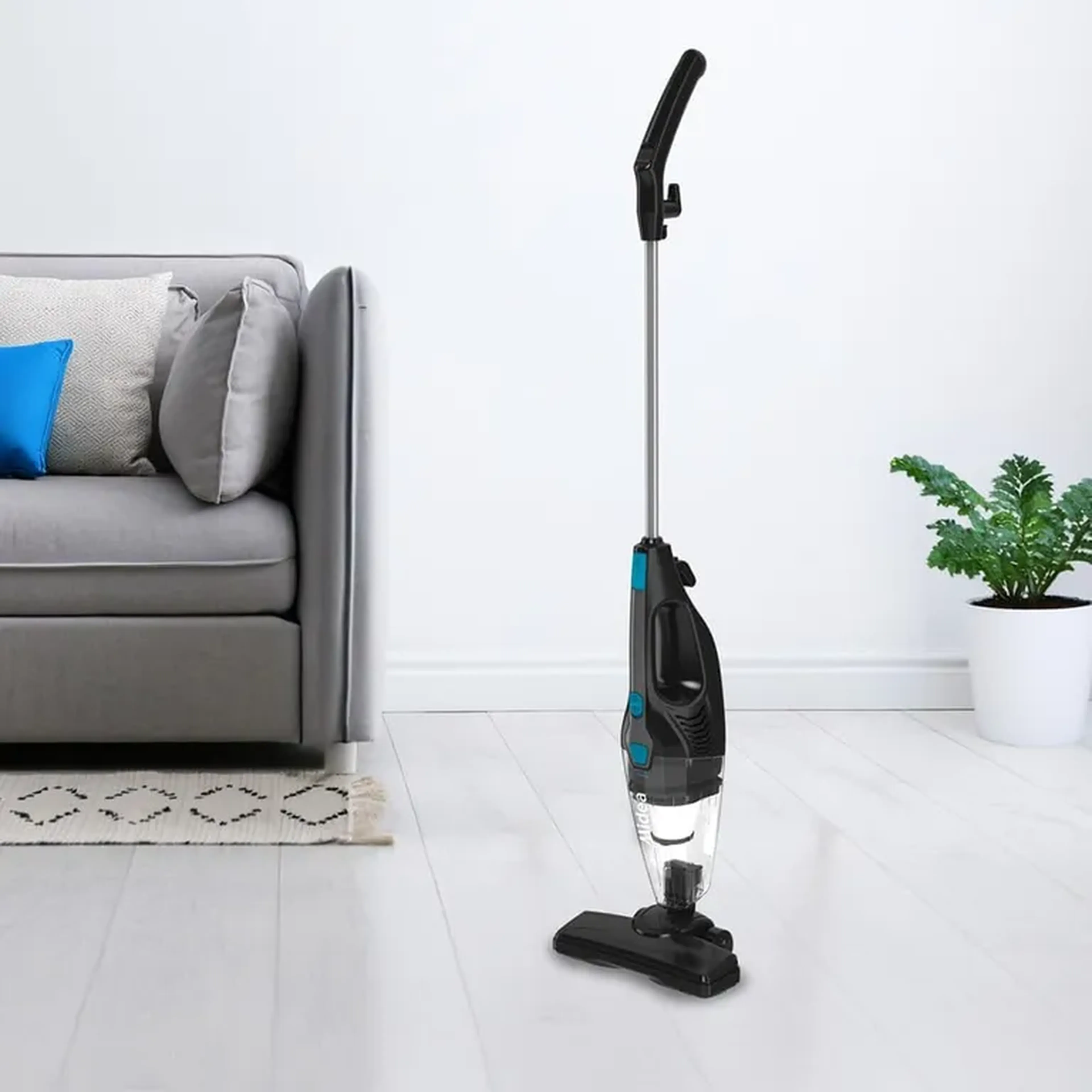 Aspirador de Pó Vertical Midea 2 em 1 VVA21P1 1350W Preto e Azul imagem