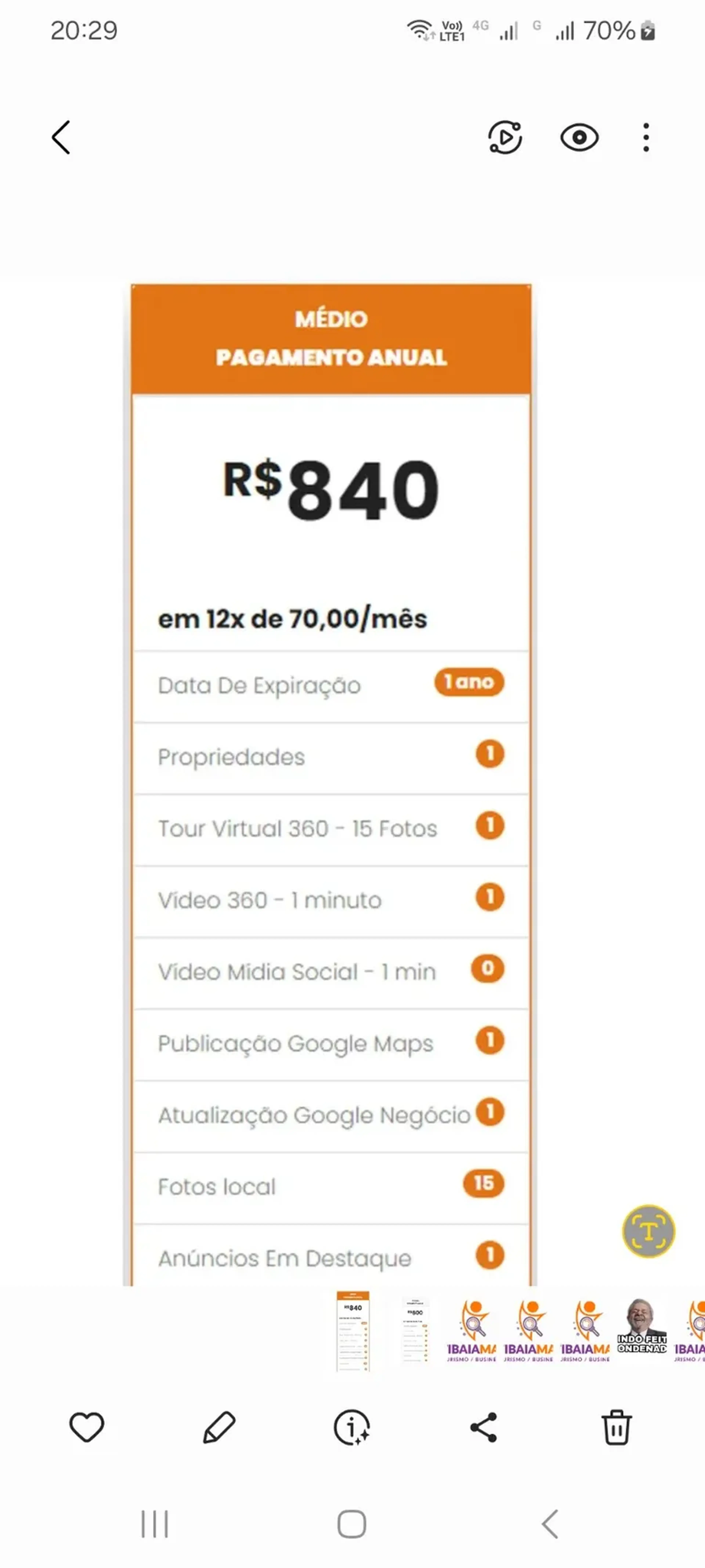 Plano Médio imagem
