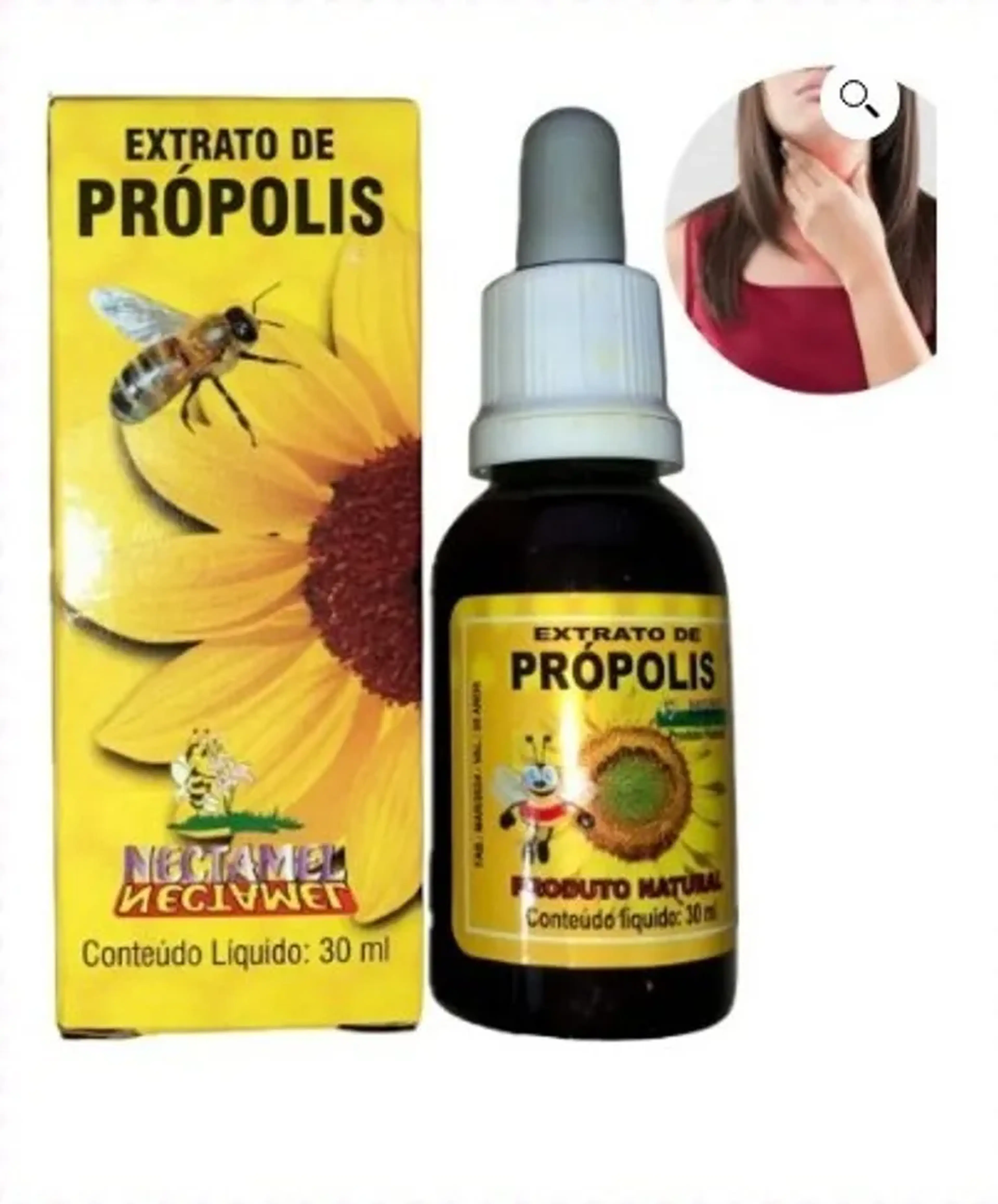 EXTRATO DE PROPOLIS NECTAMEL 30ML imagem