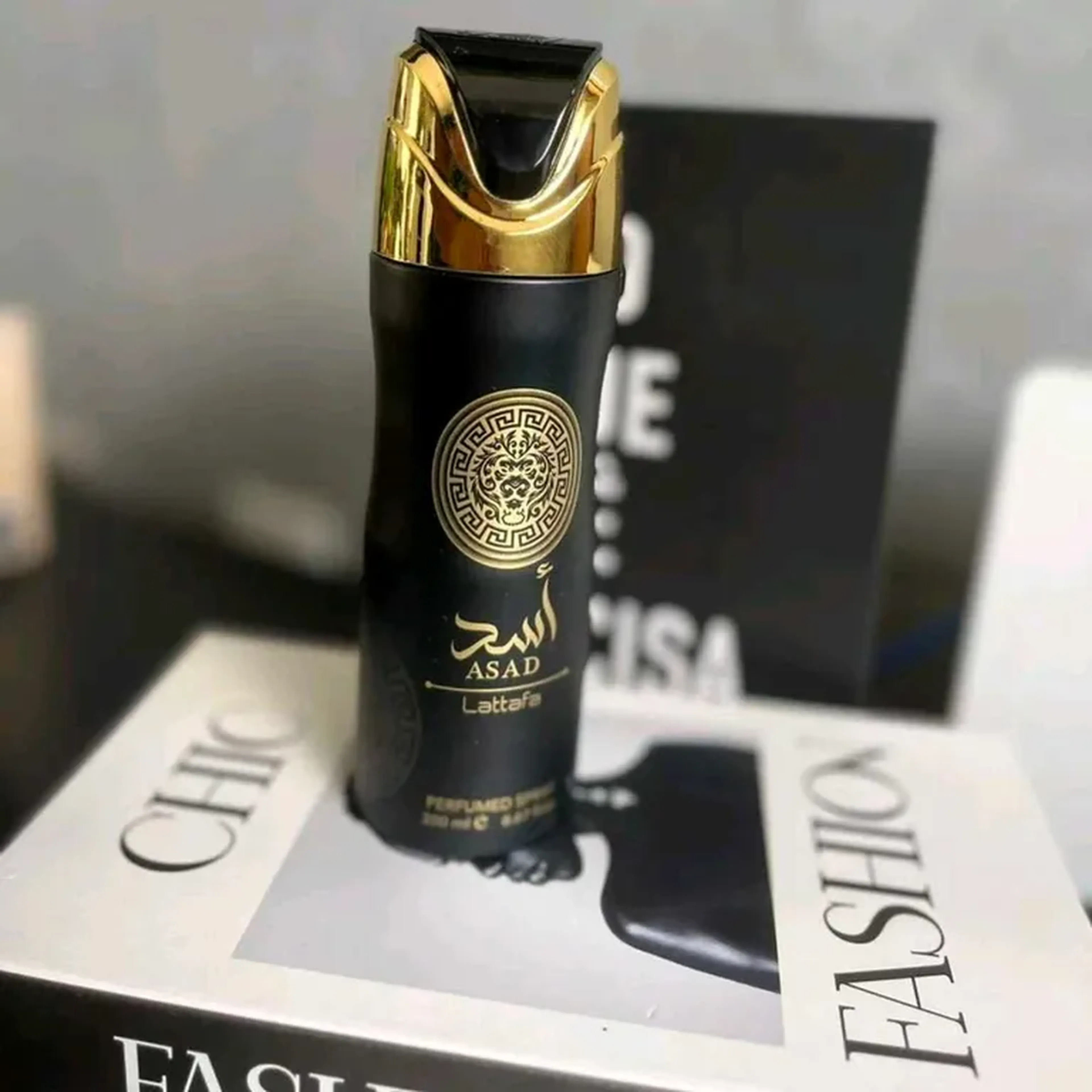 Perfume Asad Lattafa 200ml Spray Aerossol imagem