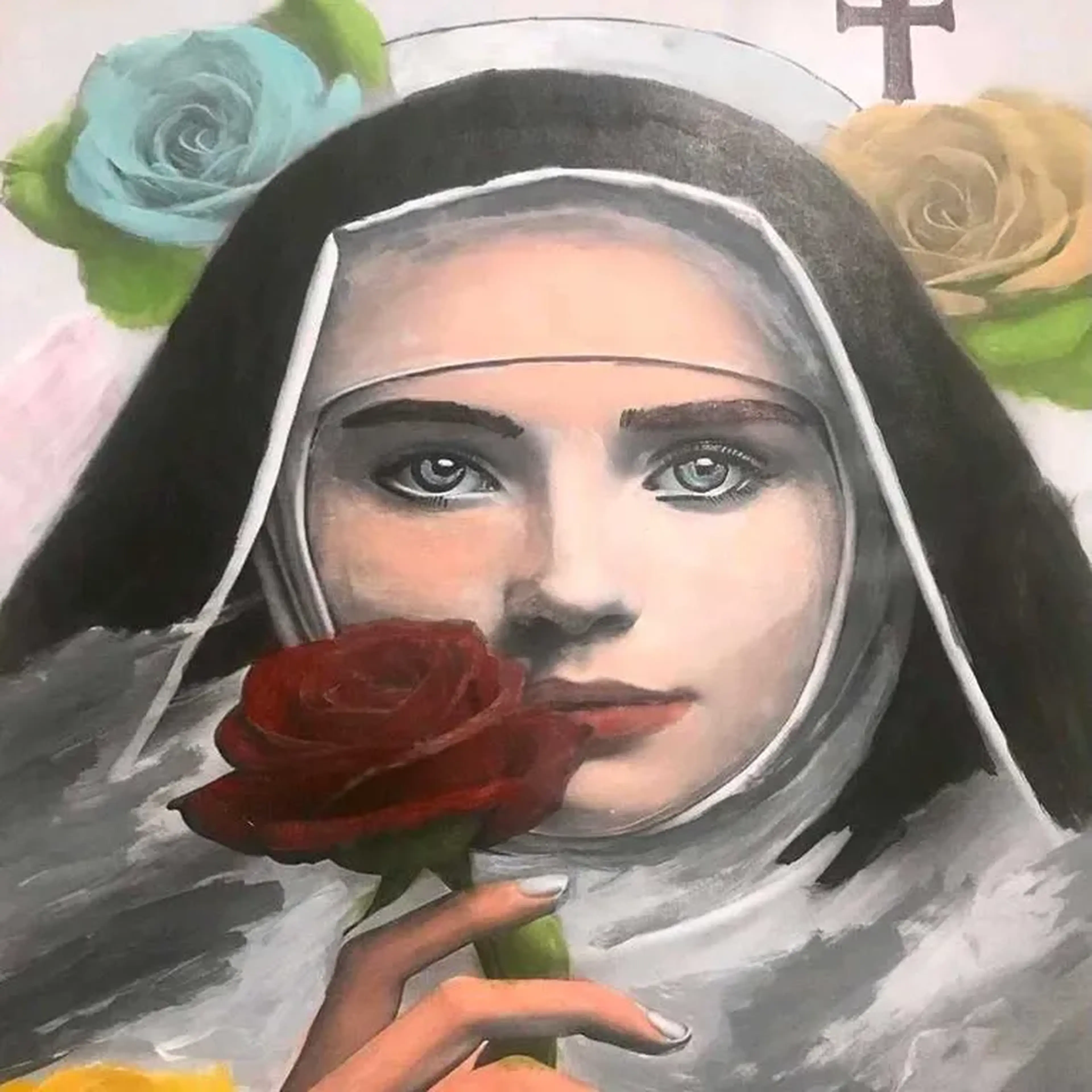 Qd Santa Rita 30x40 Papel MDF imagem