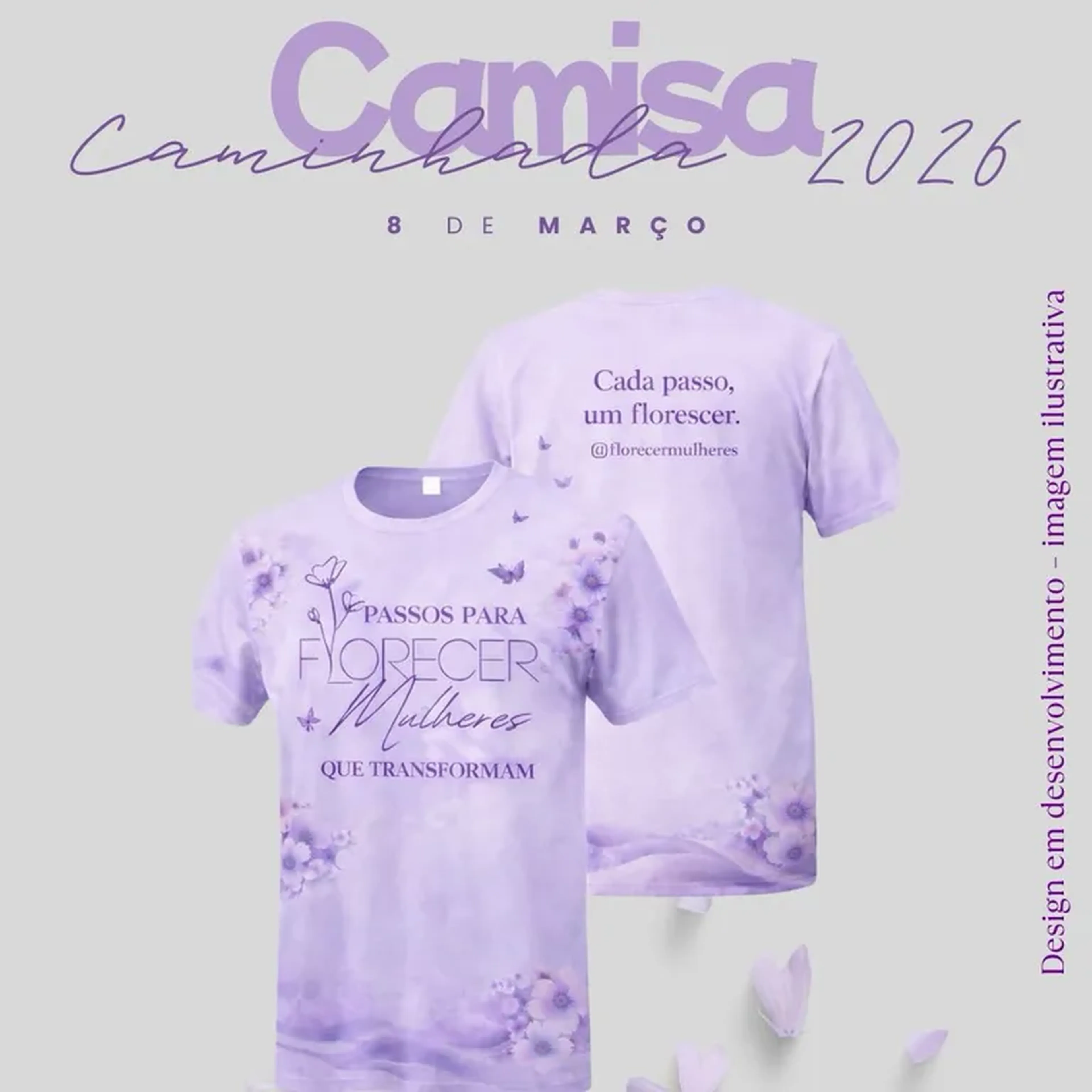 Kit Oficial da Caminhada Florecer Mulher imagem