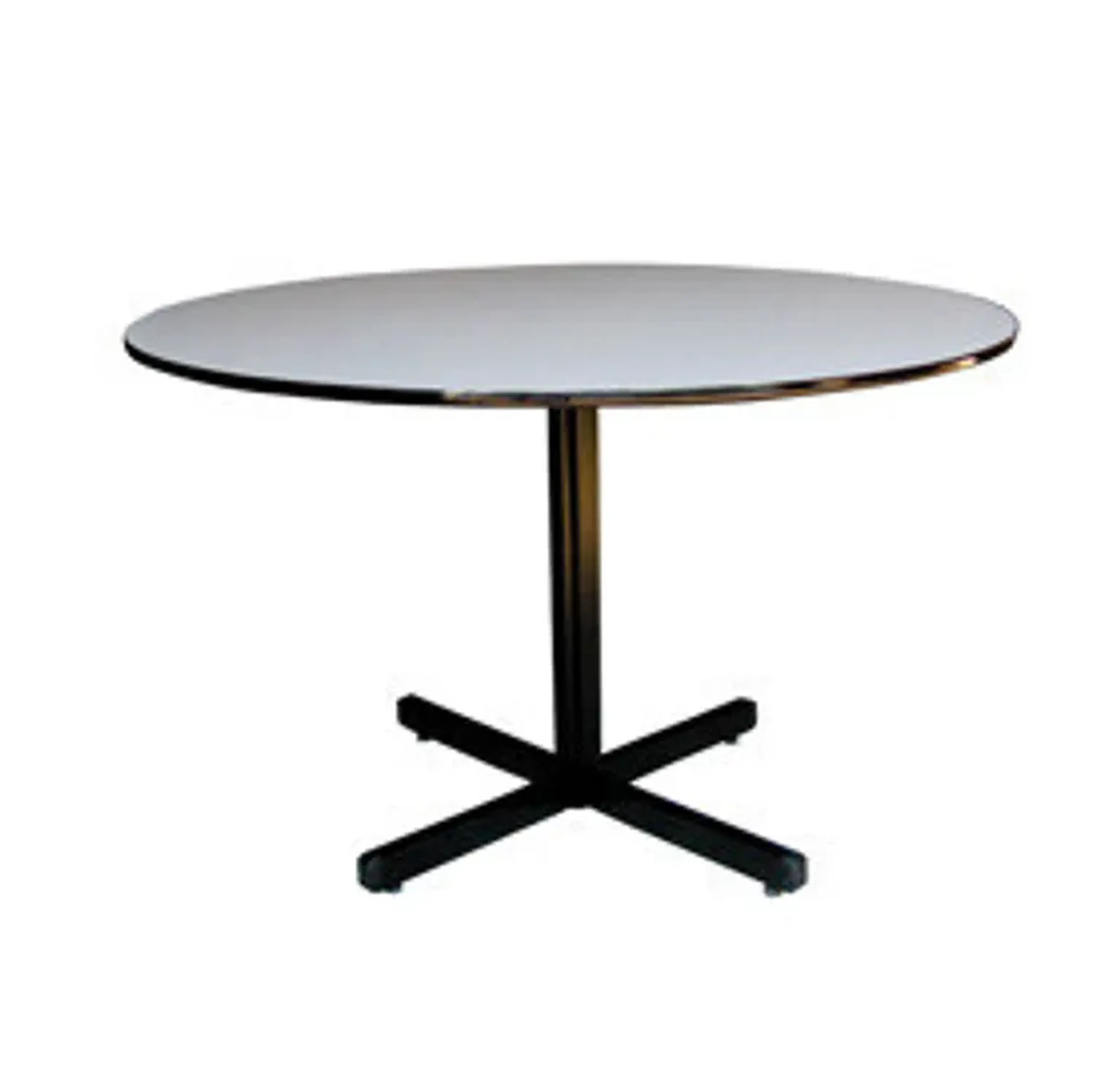 MESA PARA REUNIÃO REDONDA 120X74 TAMPO 15MM MARCA ABBA imagem