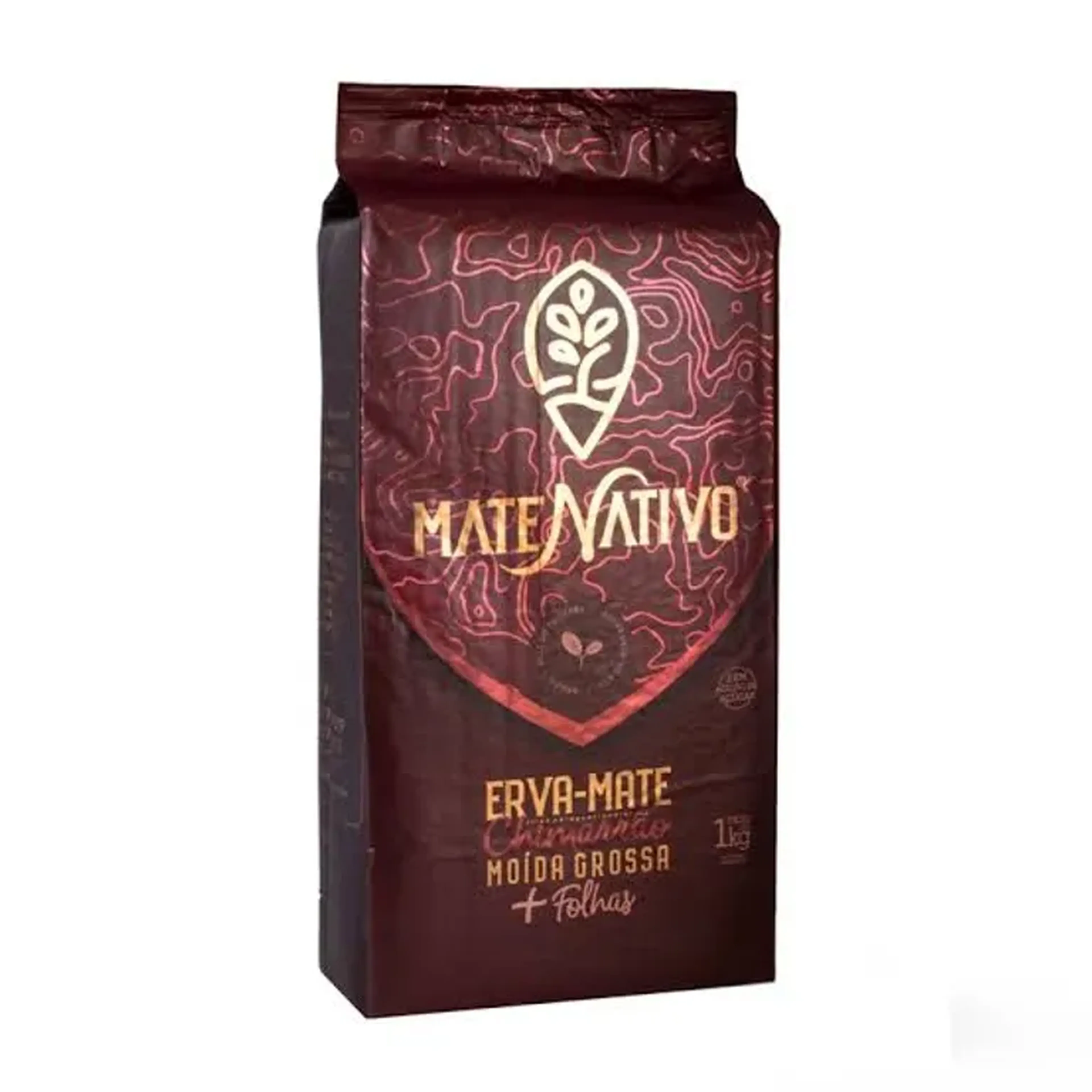 ERVA MAT NATIVO MOÍDA GROSSA E FOLHAS imagem