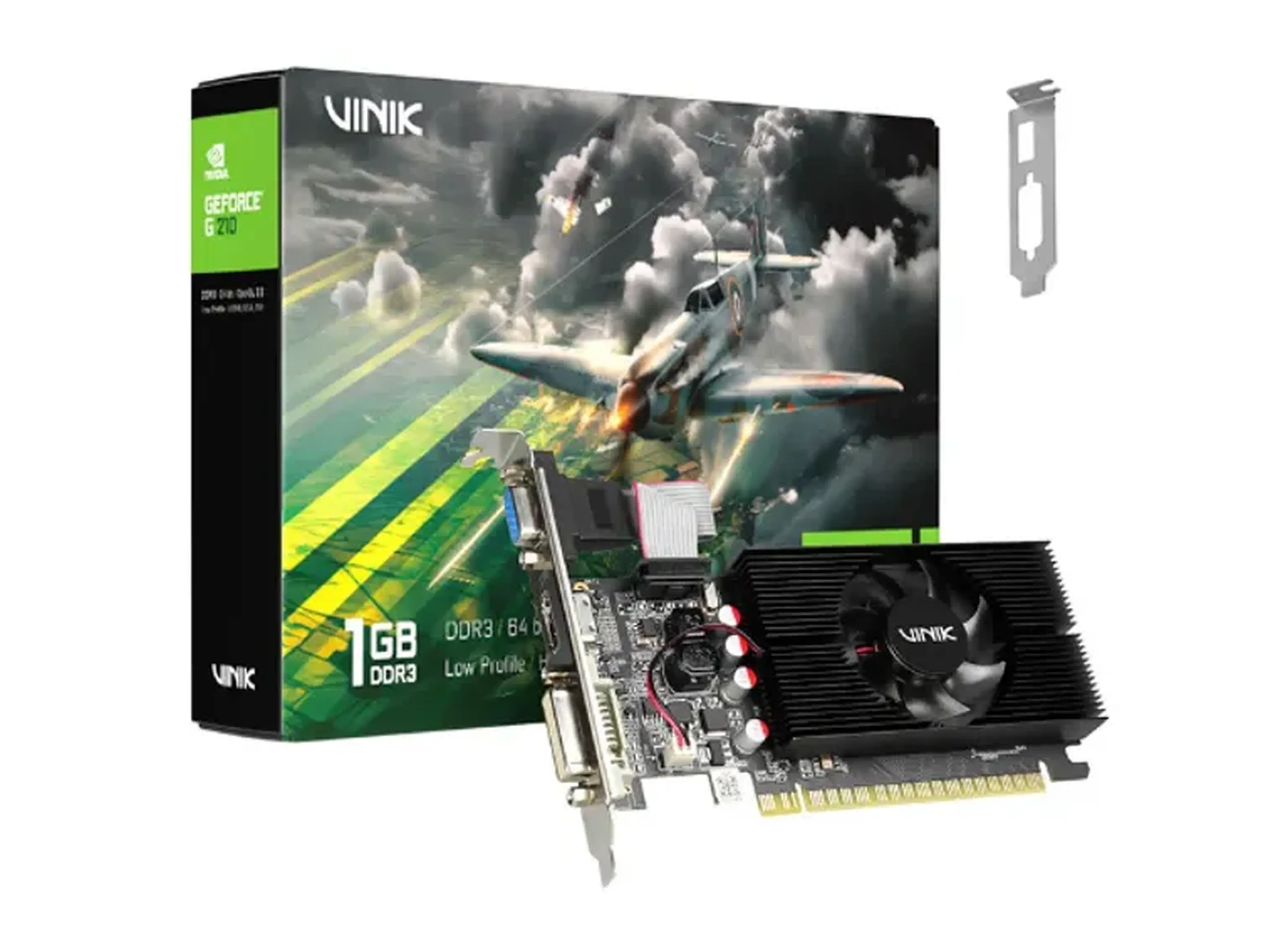 Placa Video Vga Pci-e 1gb 64b Ddr3 Nvi imagem