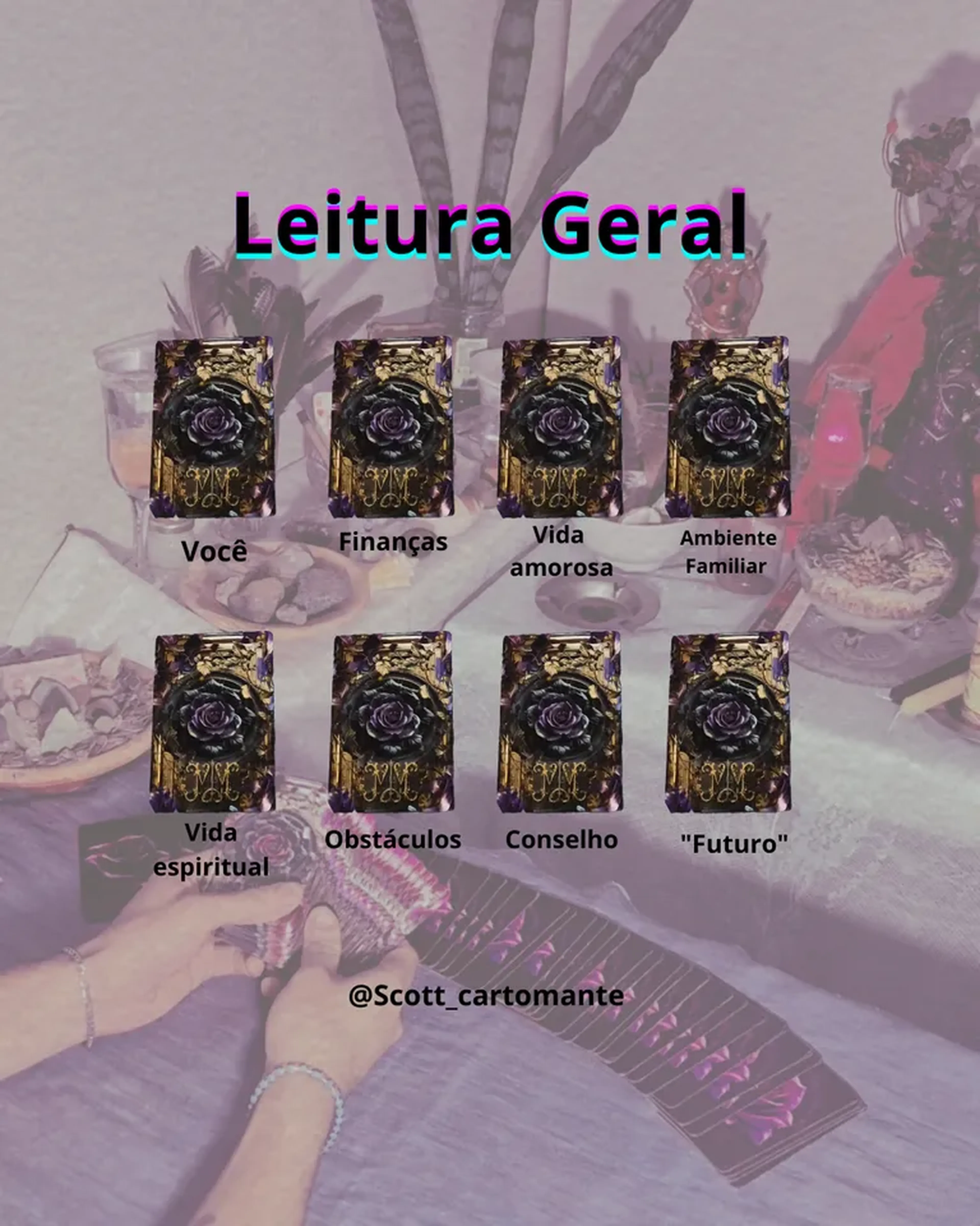 🔮 LEITURA GERAL (8 CARTAS) imagem