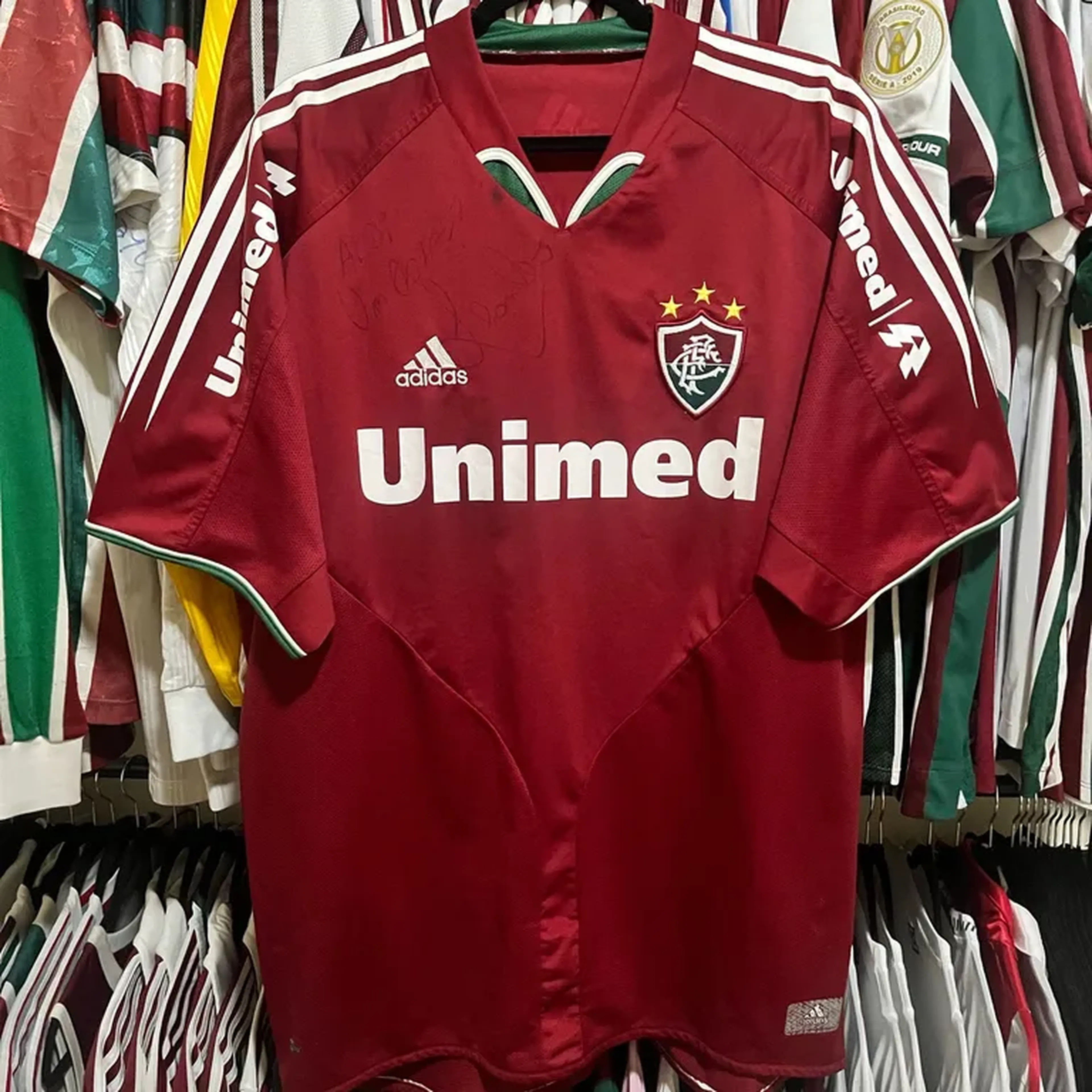 Camisa Fluminense 2005 06 DE JOGO imagem