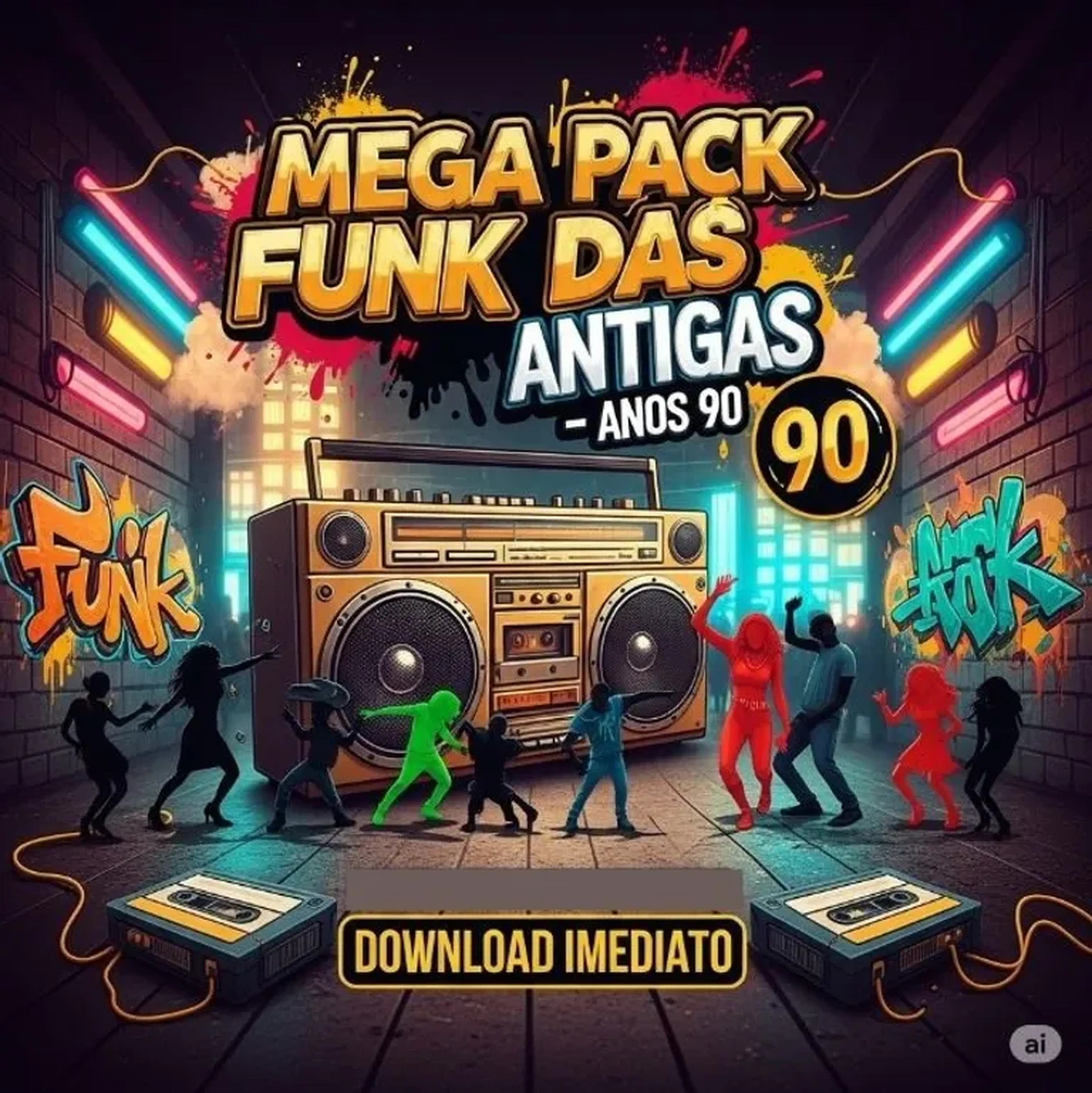 MEGA PACK FUNK DAS ANTIGAS - ANOS 90 imagem