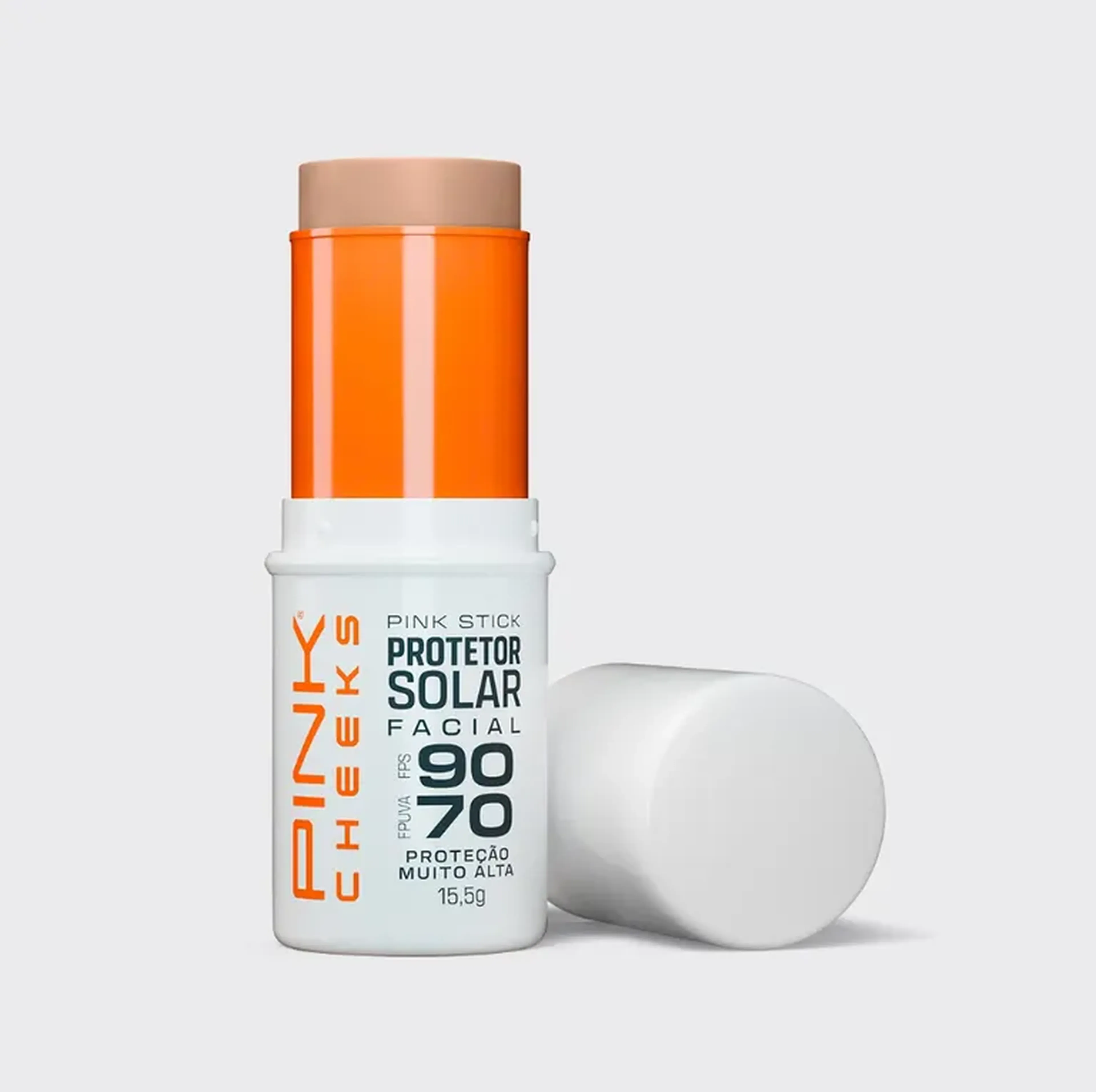 PINK STICK 21KM PROTETOR SOLAR FACIAL FPS 90 FPUVA 70 imagem