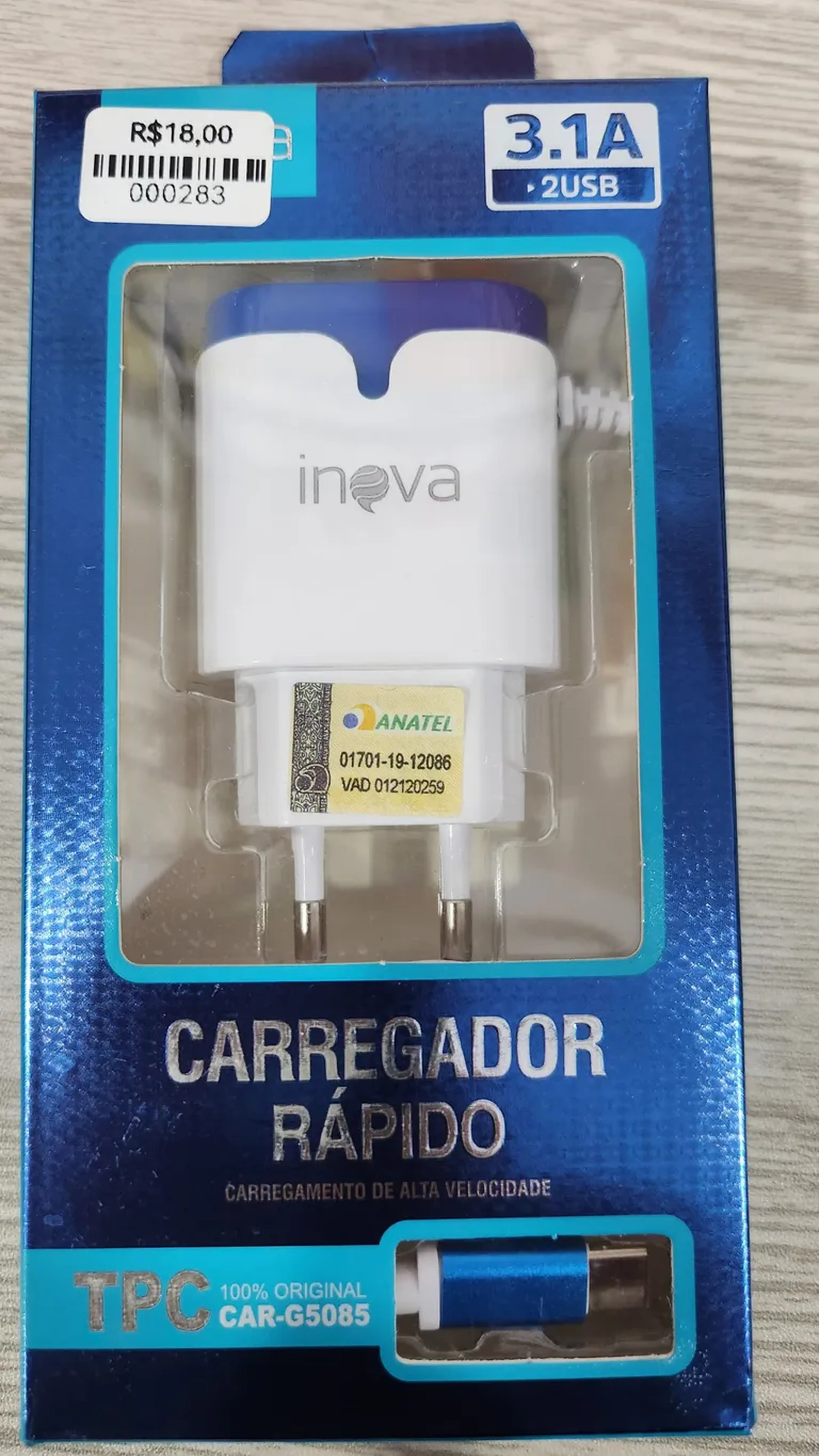 CARREGADOR RÁPIDO imagem