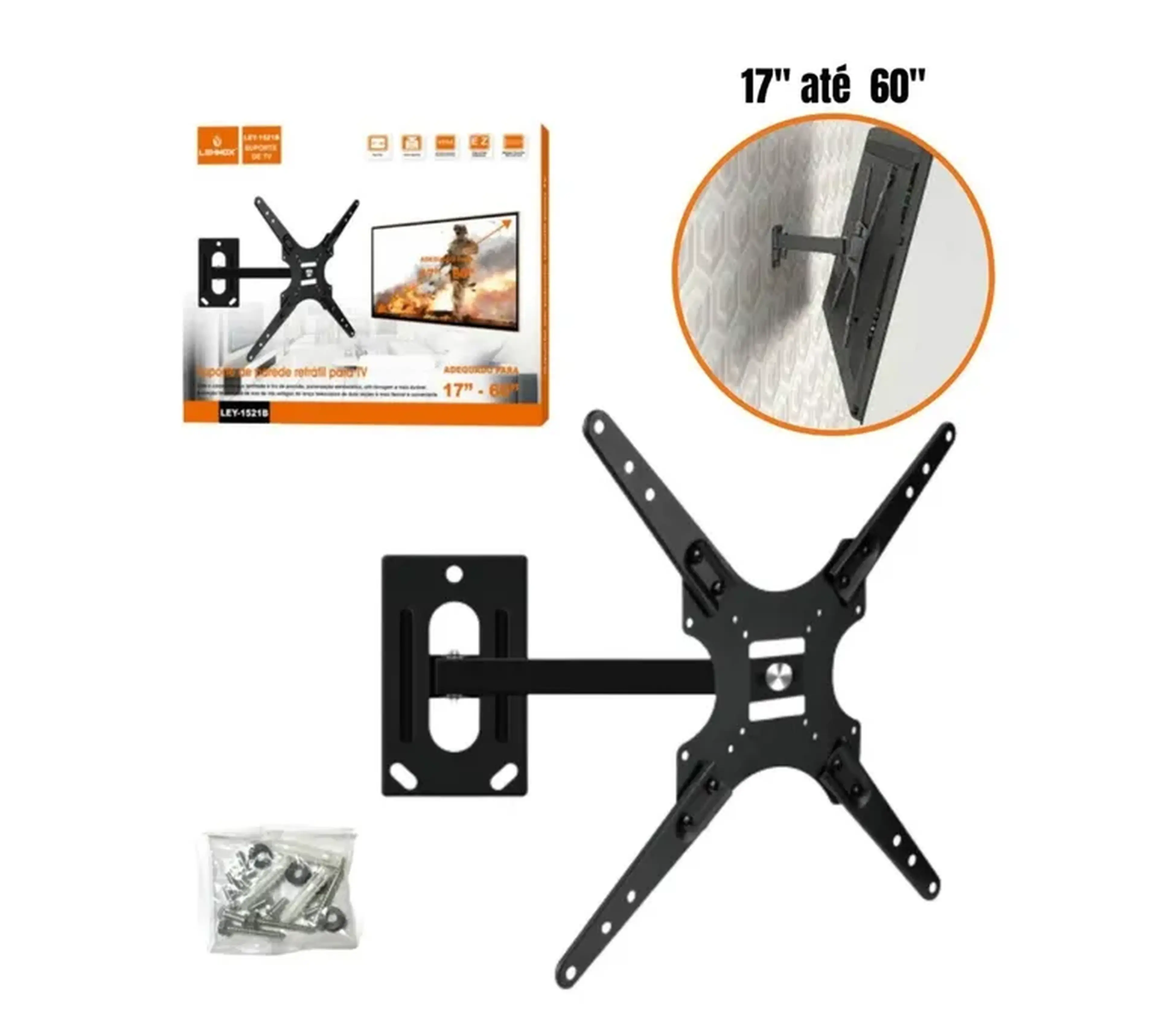 Suporte de TVMonitor 17 a 60 LEY1521B Lehmox imagem