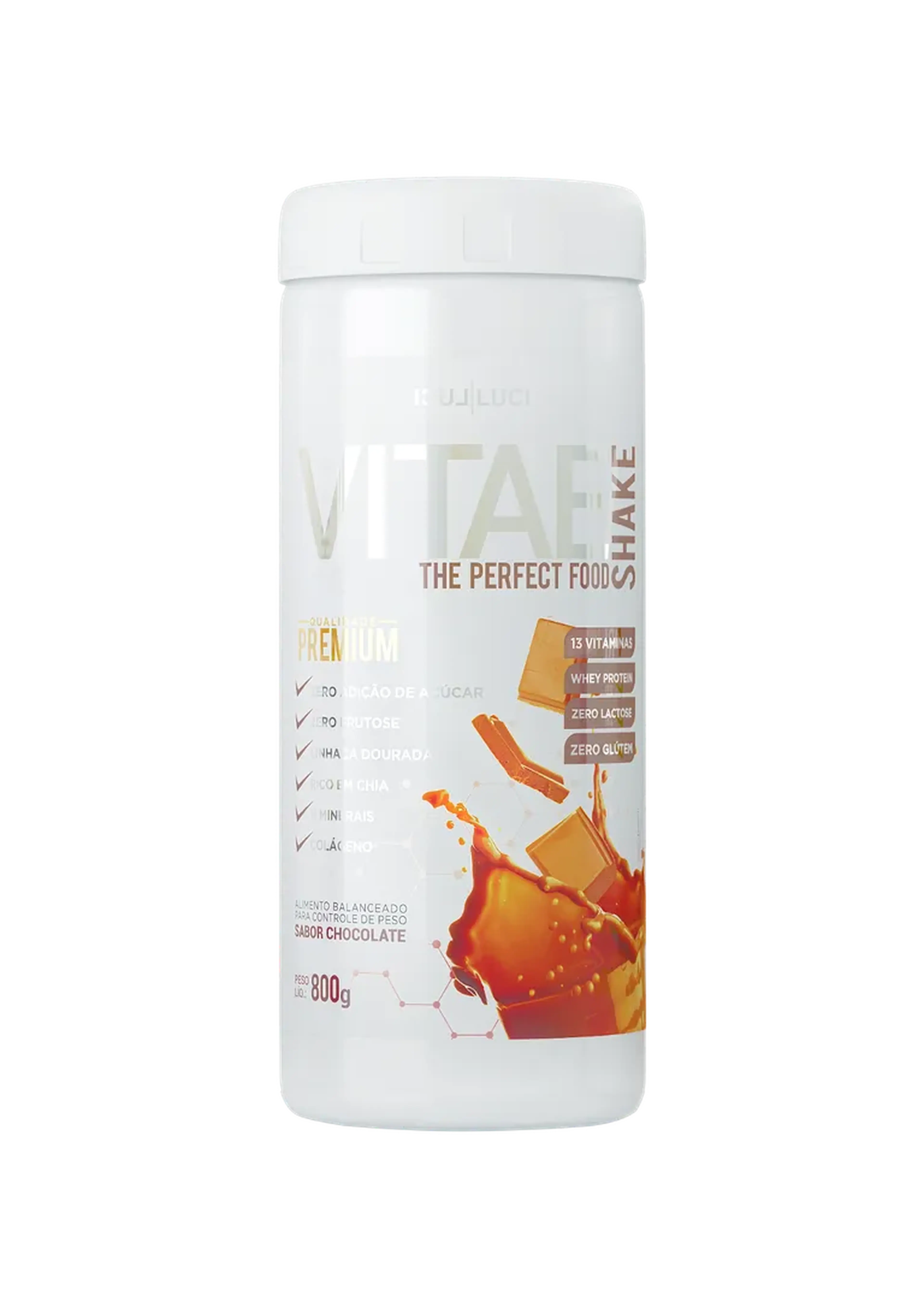 Shake sabor chocolate 800gr imagem