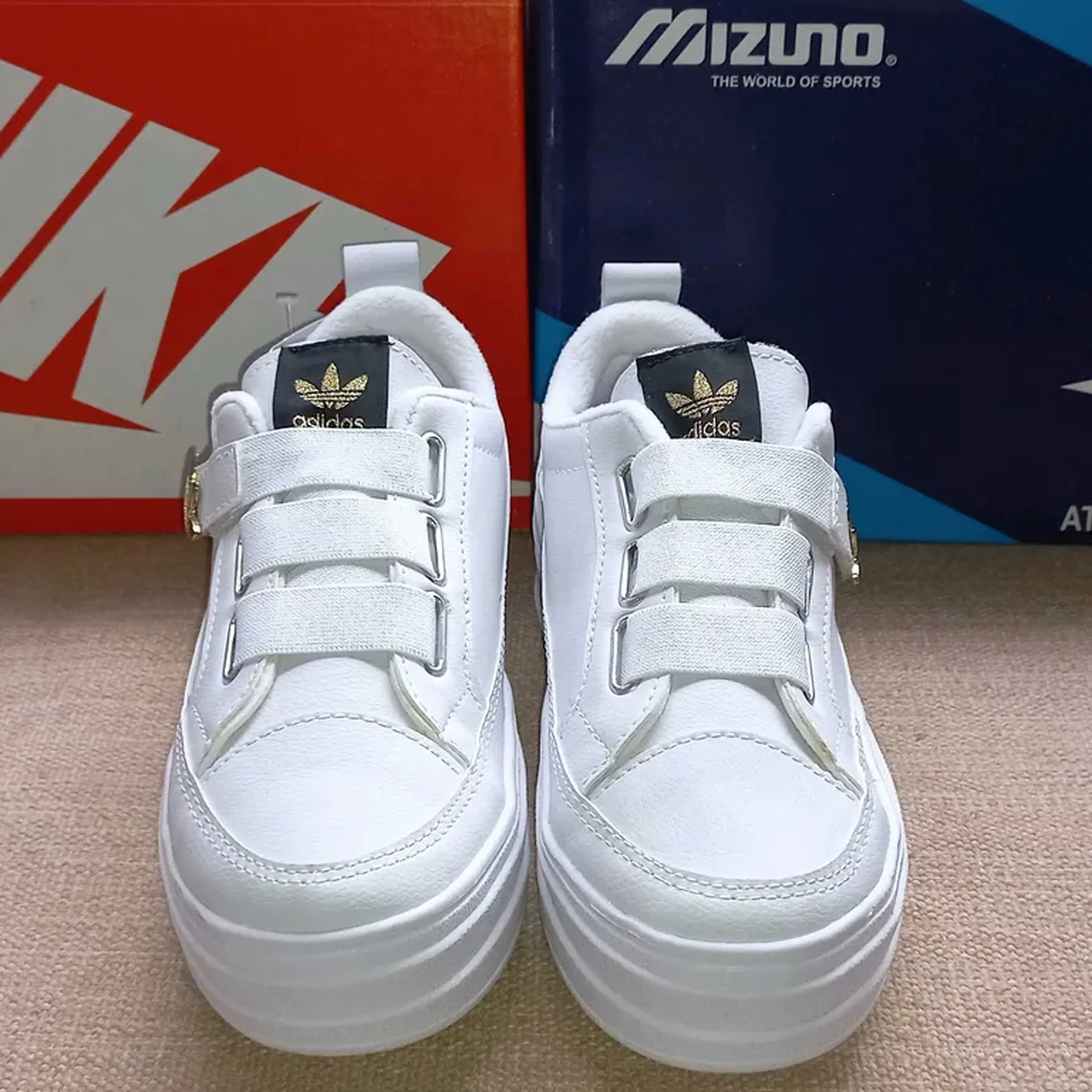 TÊNIS ADIDAS VELCRO BRANCO imagem