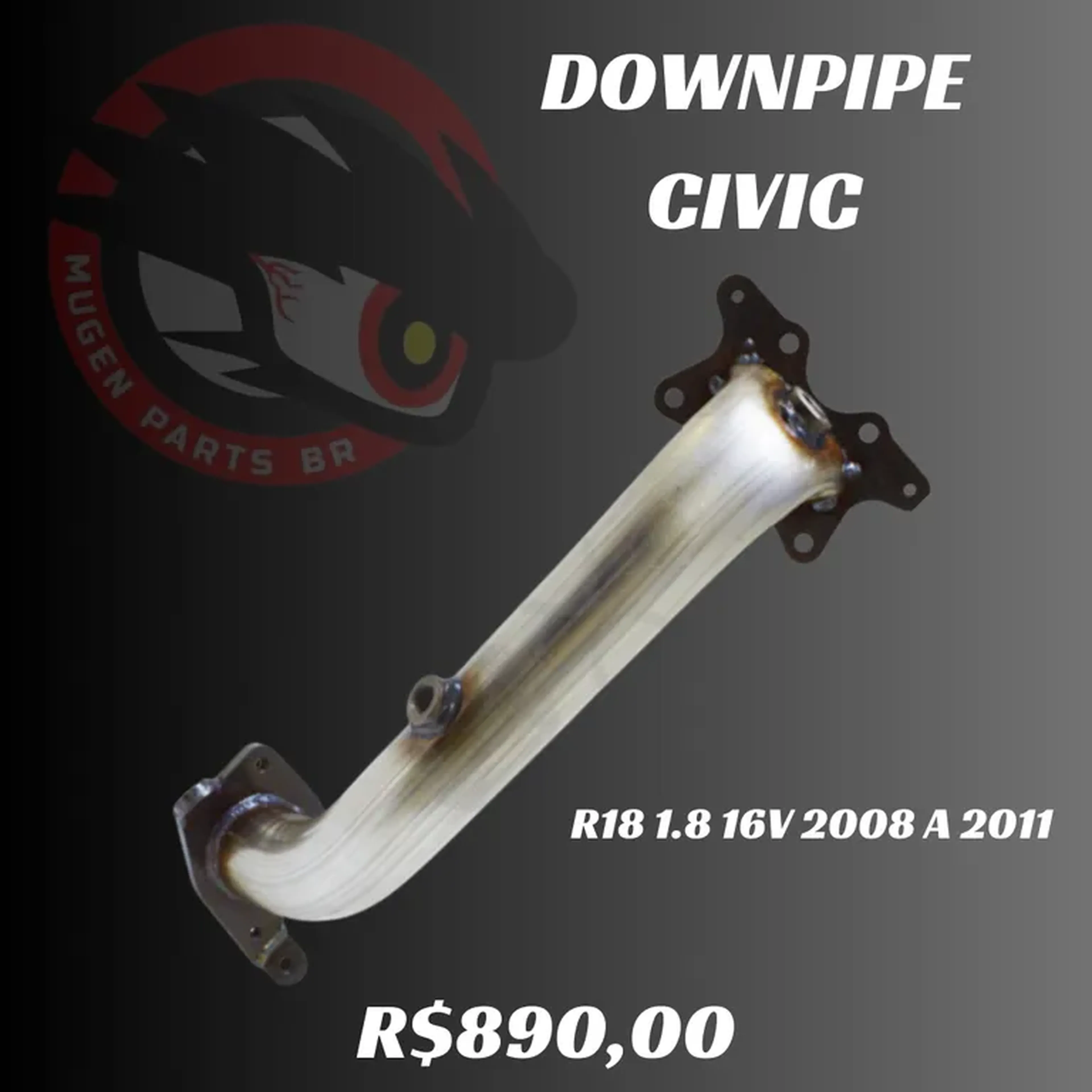 DOWNPIPE CIVIC 2008 a 2011 imagem