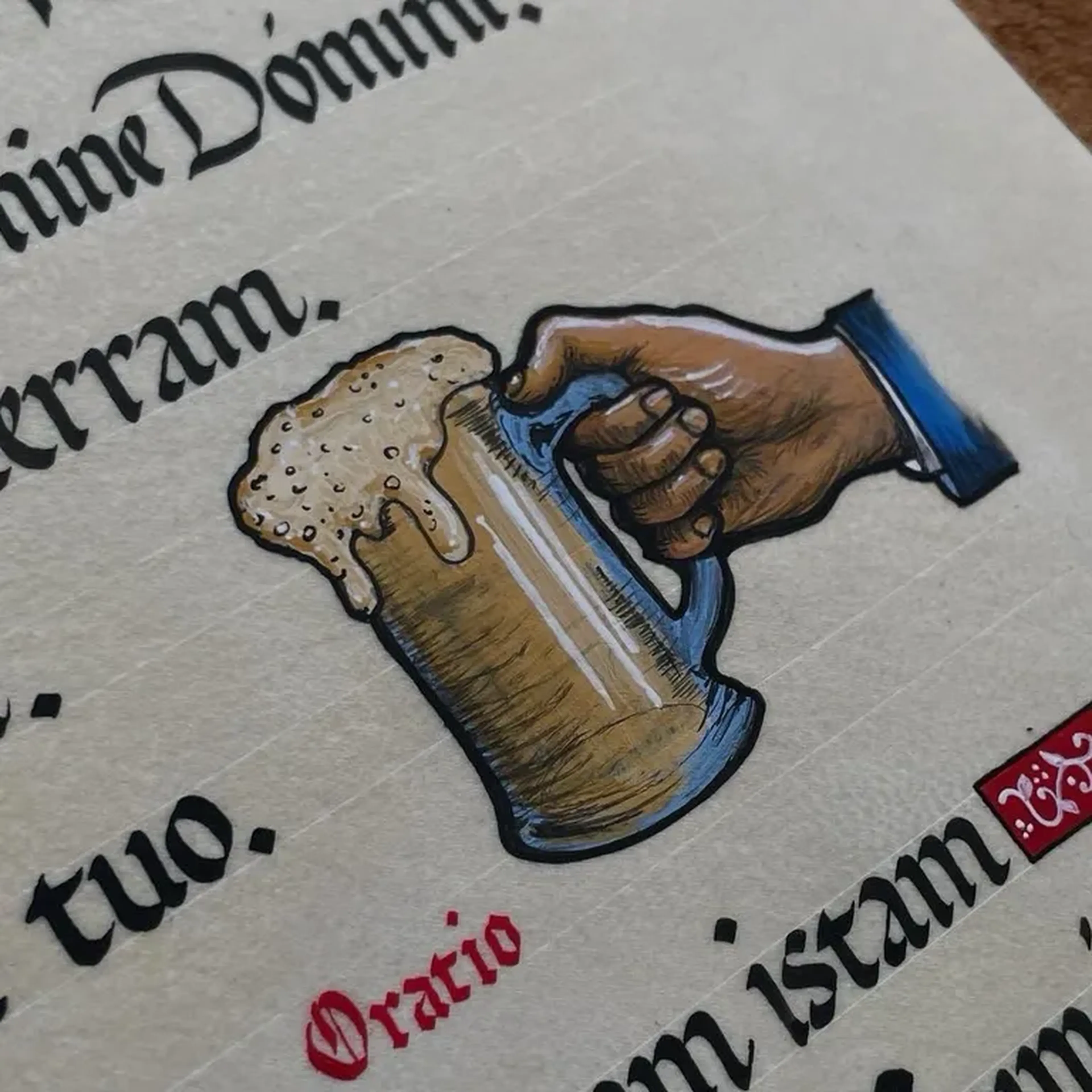 Benção da Cerveja 30x20 imagem