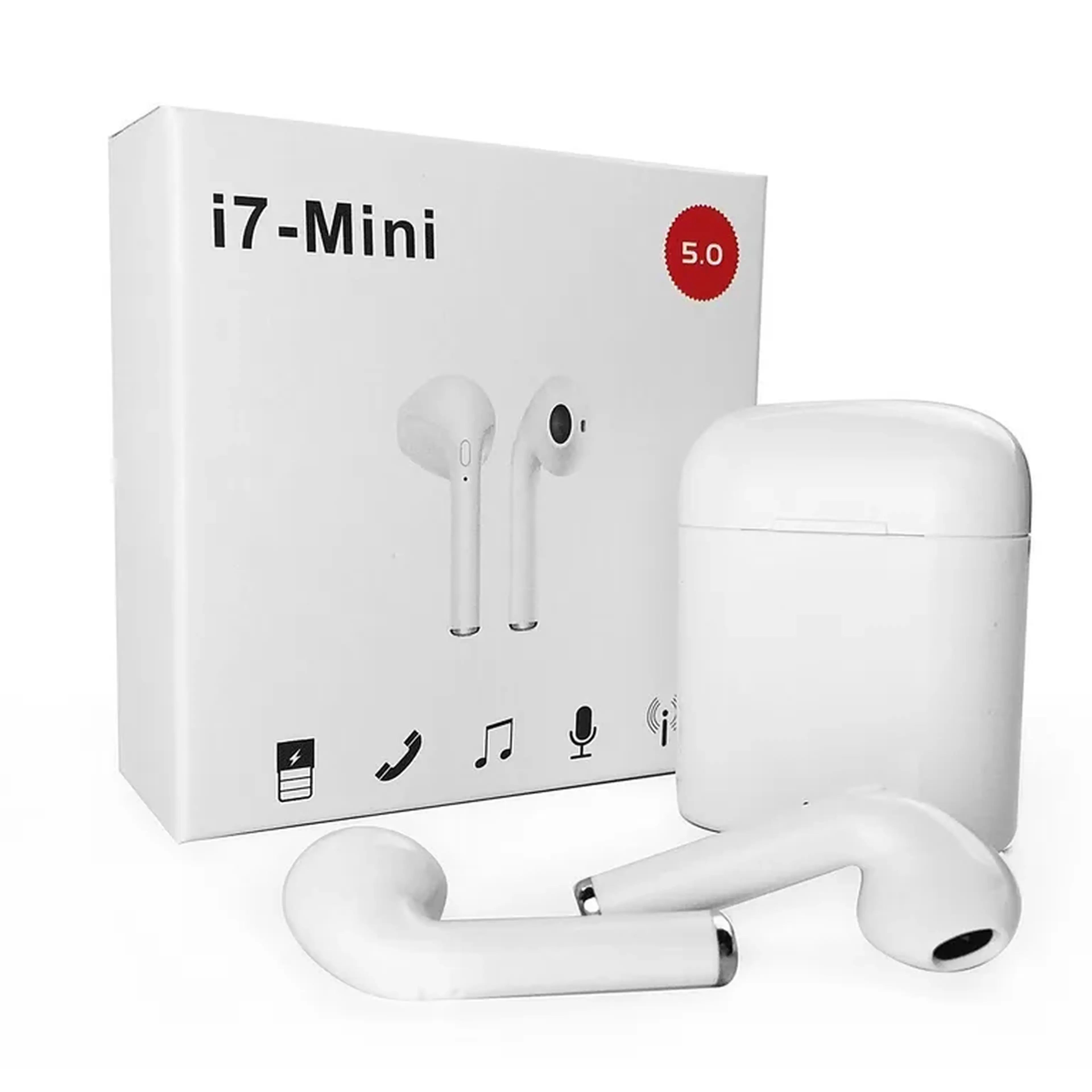 Fones De Ouvido Mini Sem Fio Bluetooth I7 Tws imagem