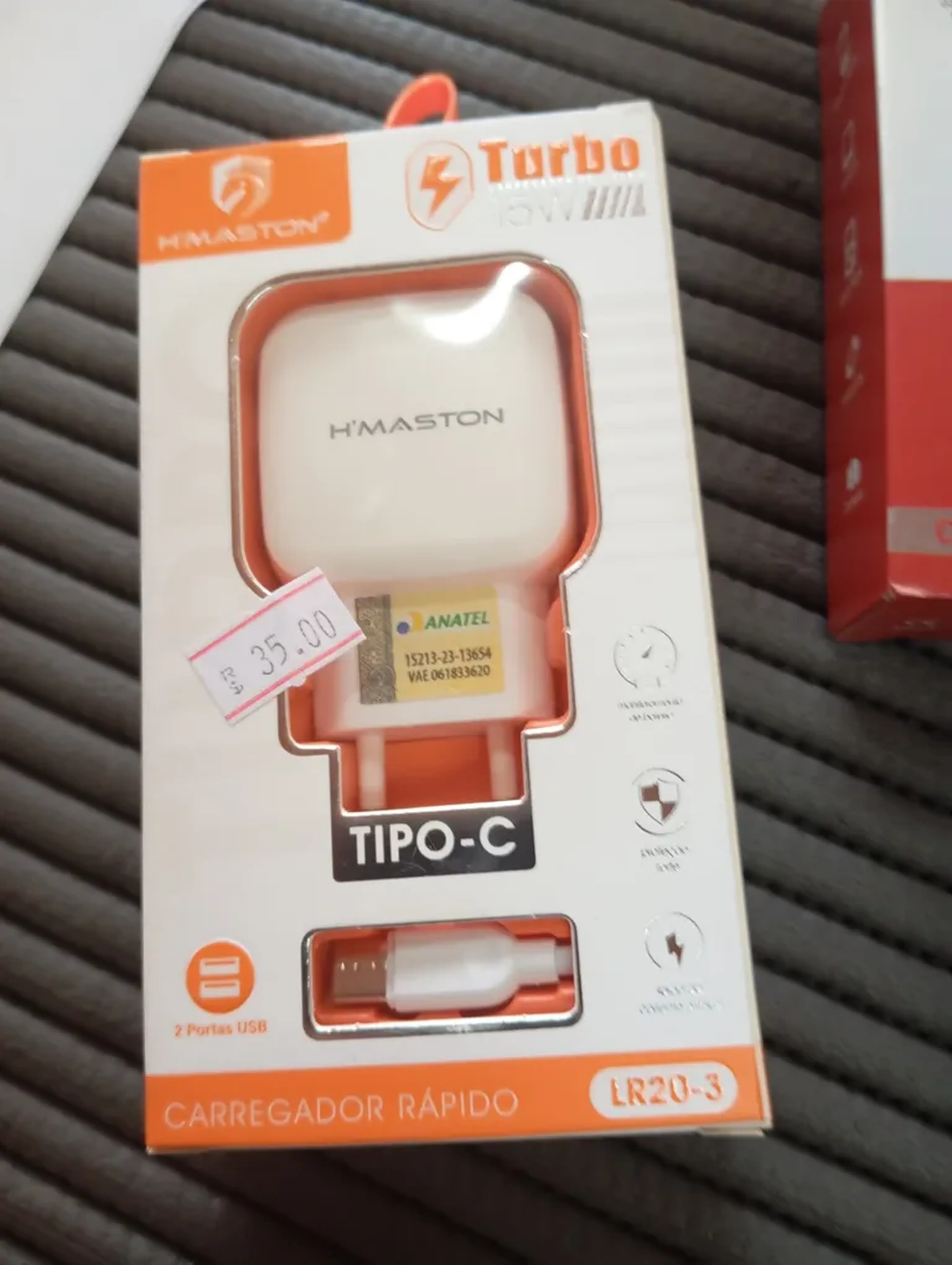 Carregador turbo h maston tipo c imagem