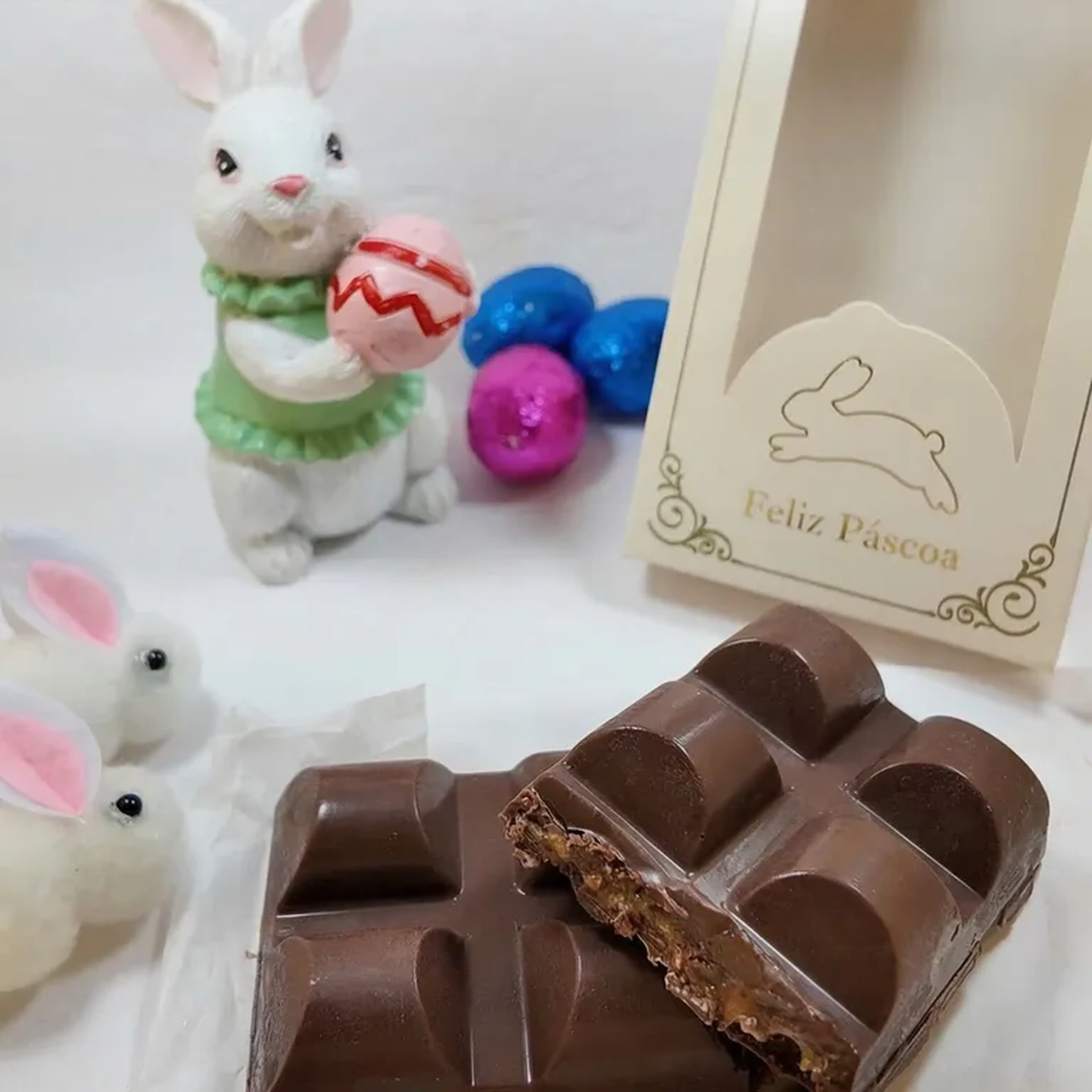 Barra de Chocolate recheada de Páscoa - 120g imagem