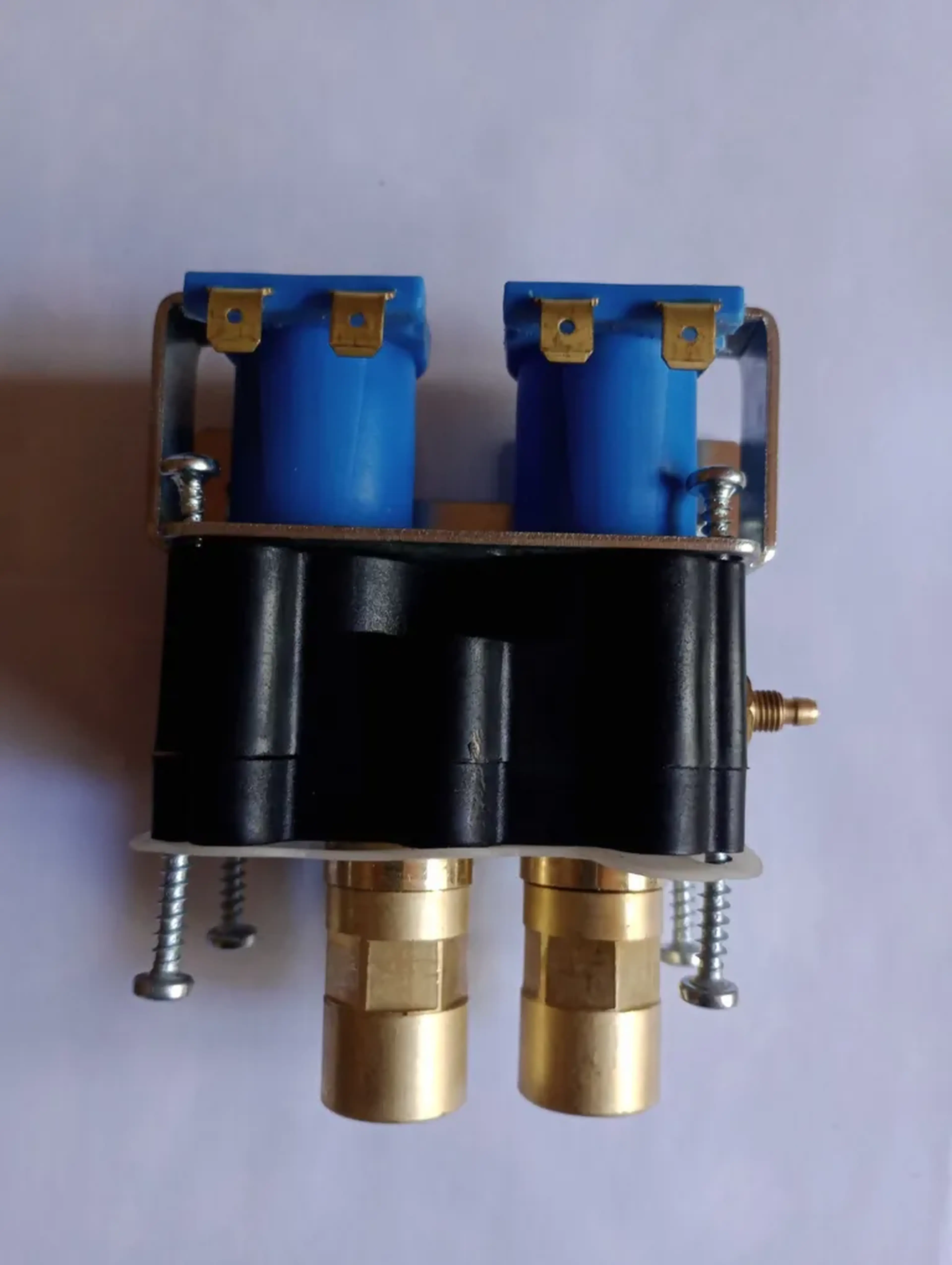 válvula solenóide completa Stok imagem