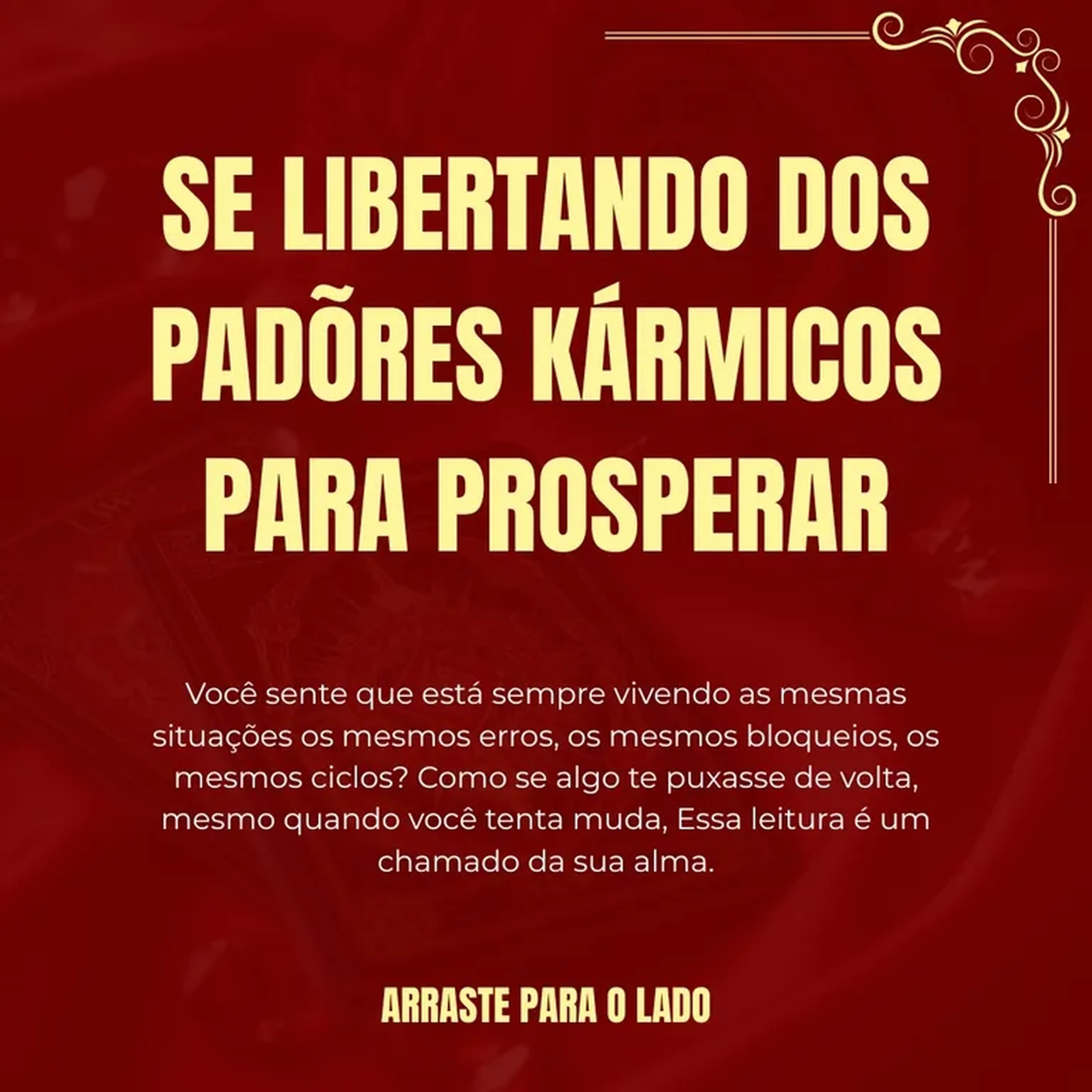 Se libertando dos padõres kármicos para prosperar imagem