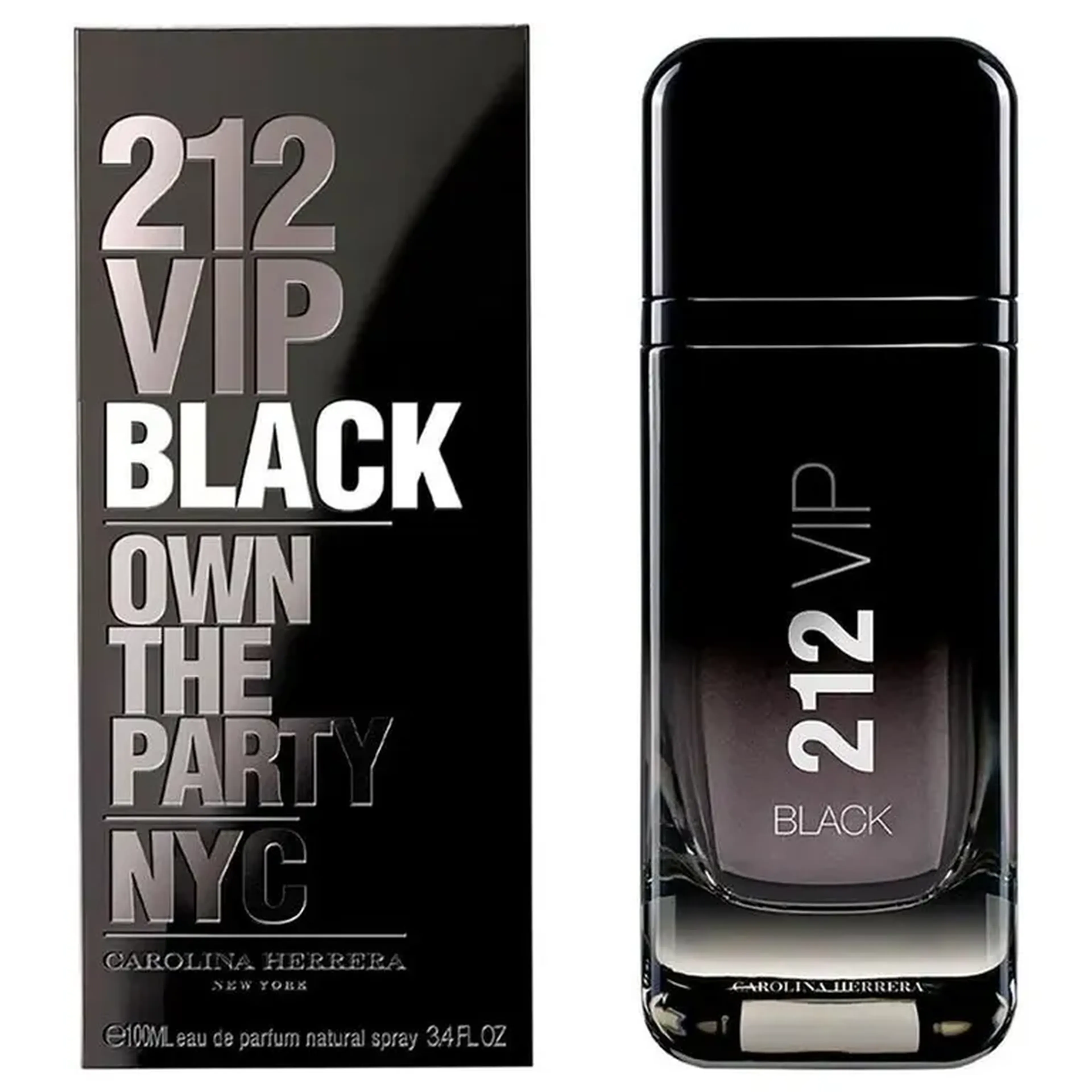 212 Vip Black Carolina Herrera Eau de Parfum 100ml imagem