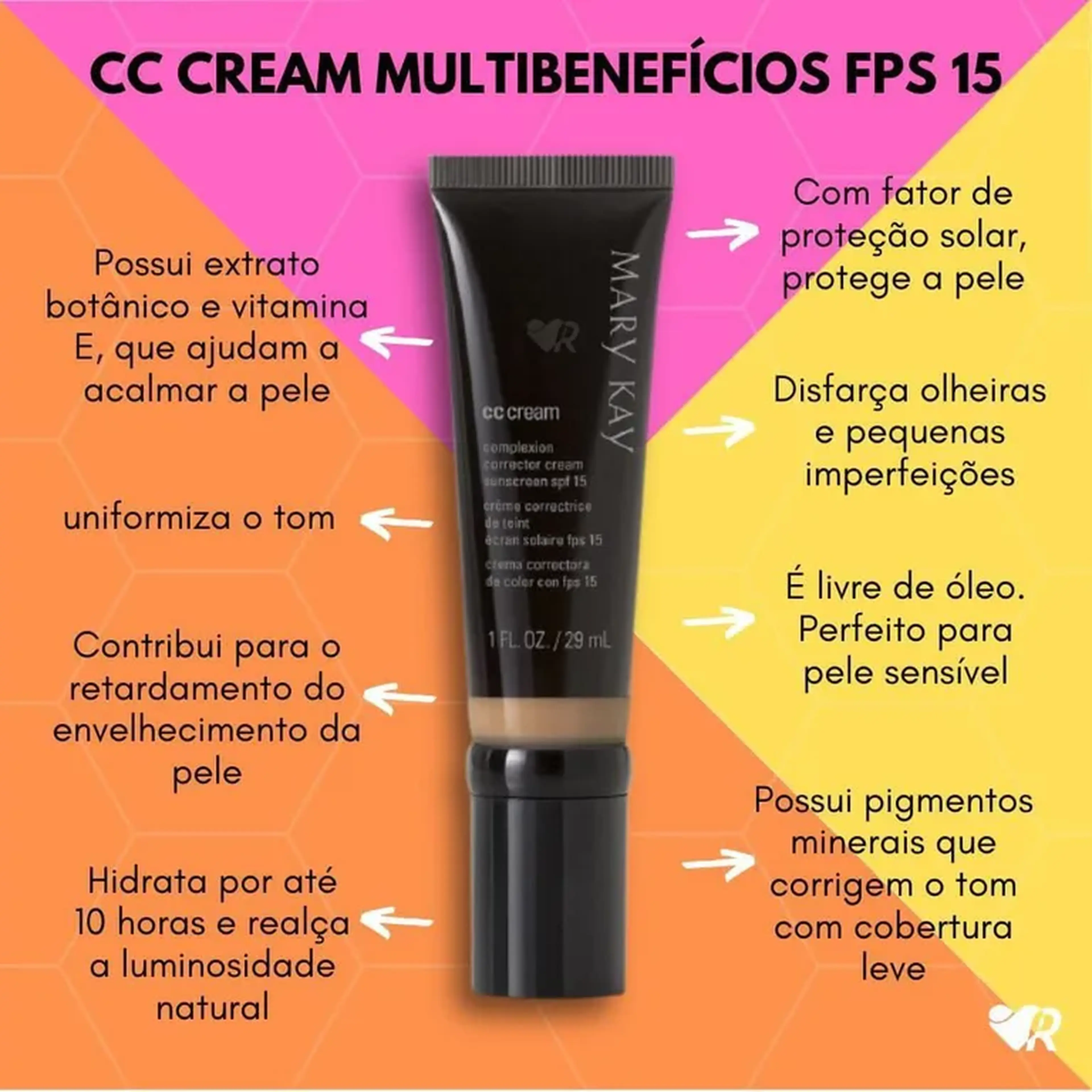 Vc cream hidratante tonalizante cor médio to deep imagem