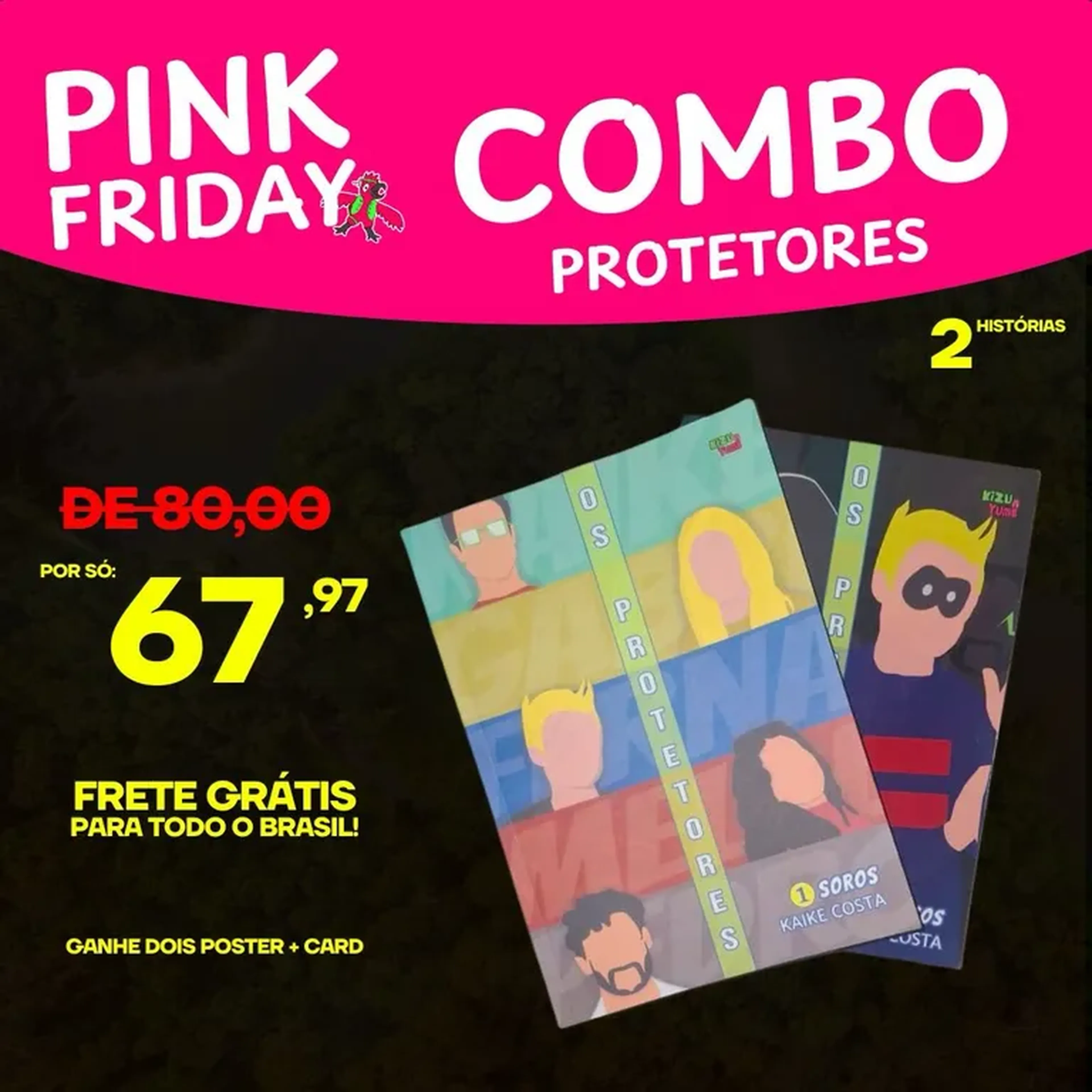 COMBO PROTETORES: Os Protetores (Livro 1 e 2) + BRINDES imagem