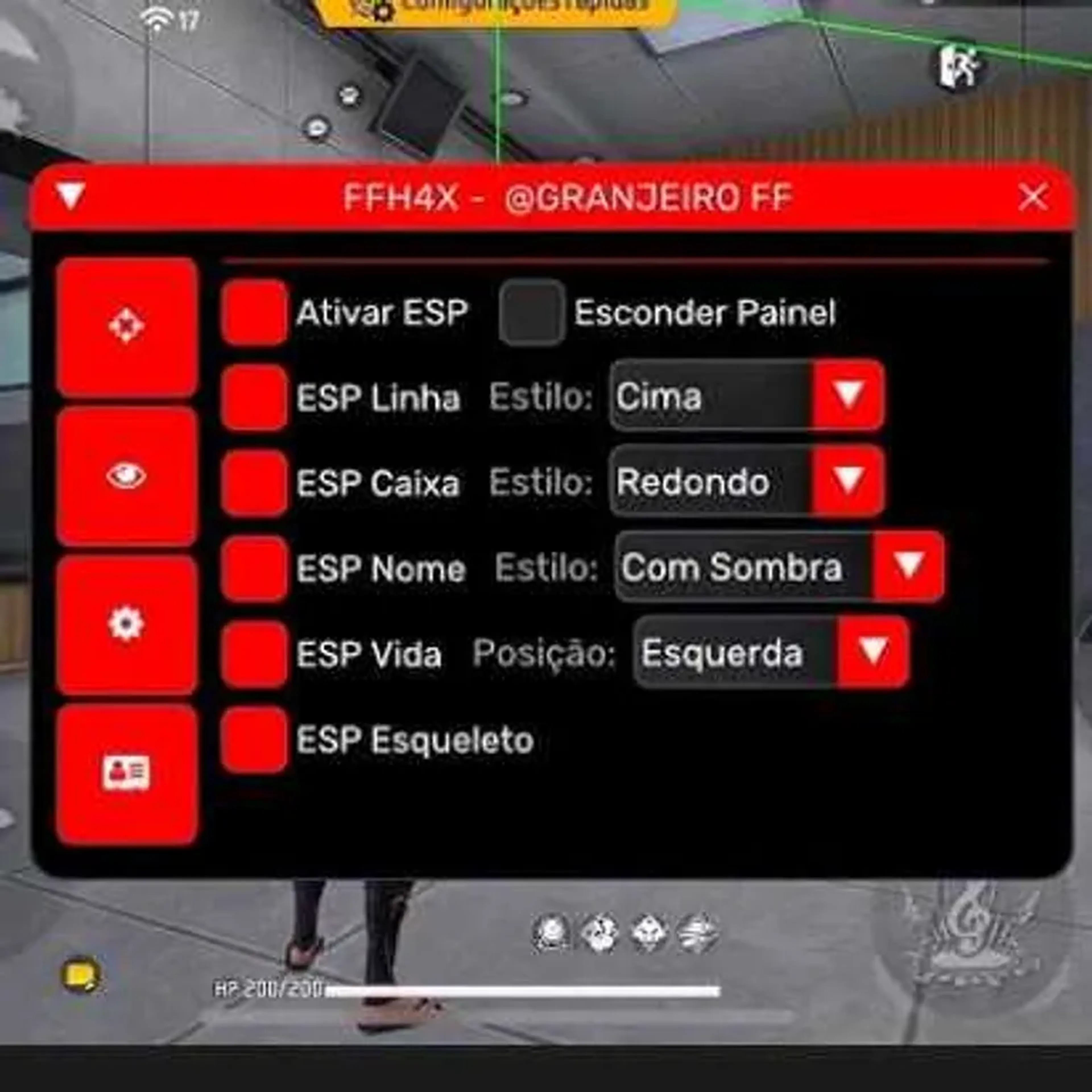 MOD MENU VIP @GRANJEIRO FF imagem