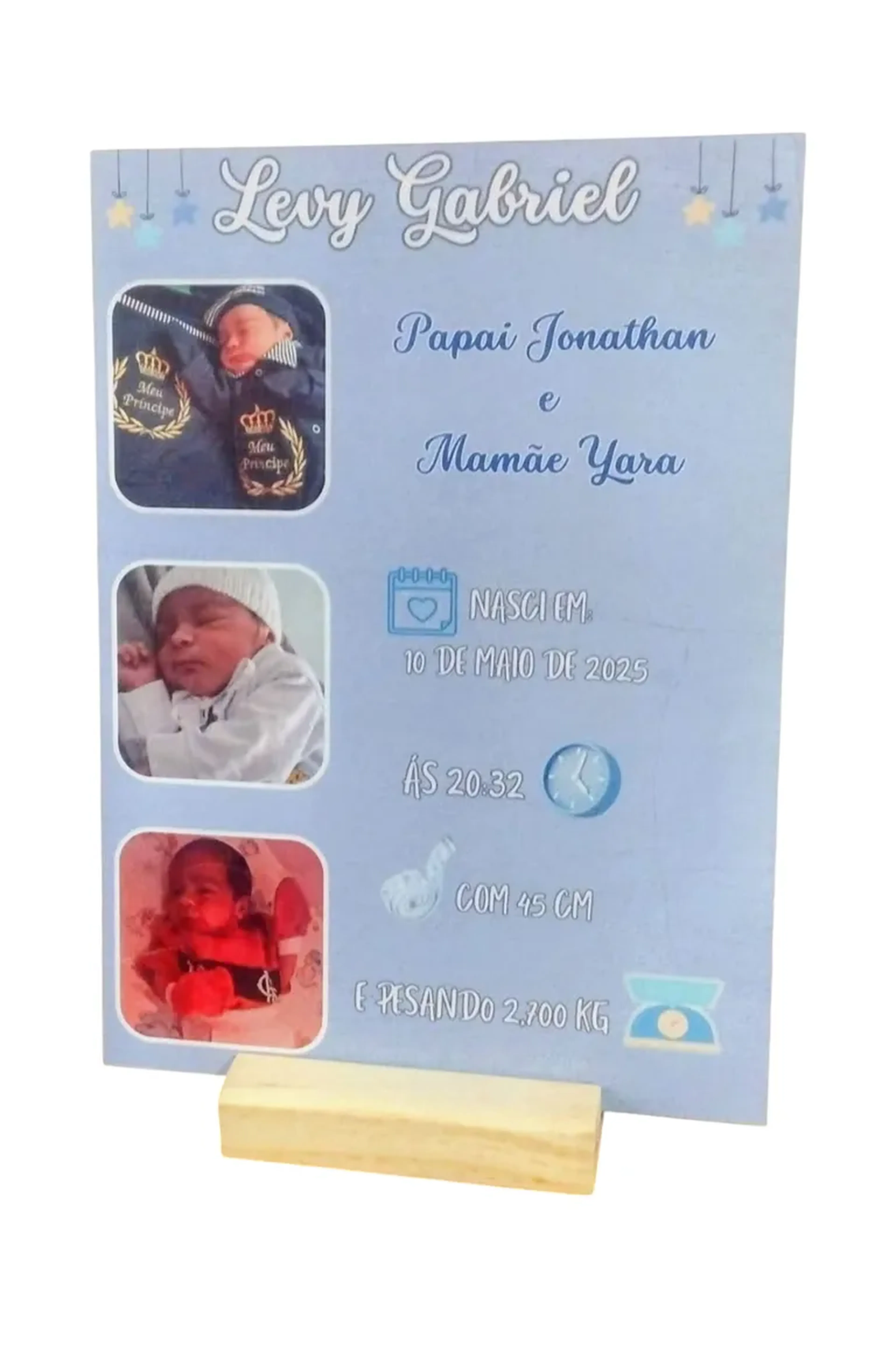 Placa decorativa personalizada em MDF imagem