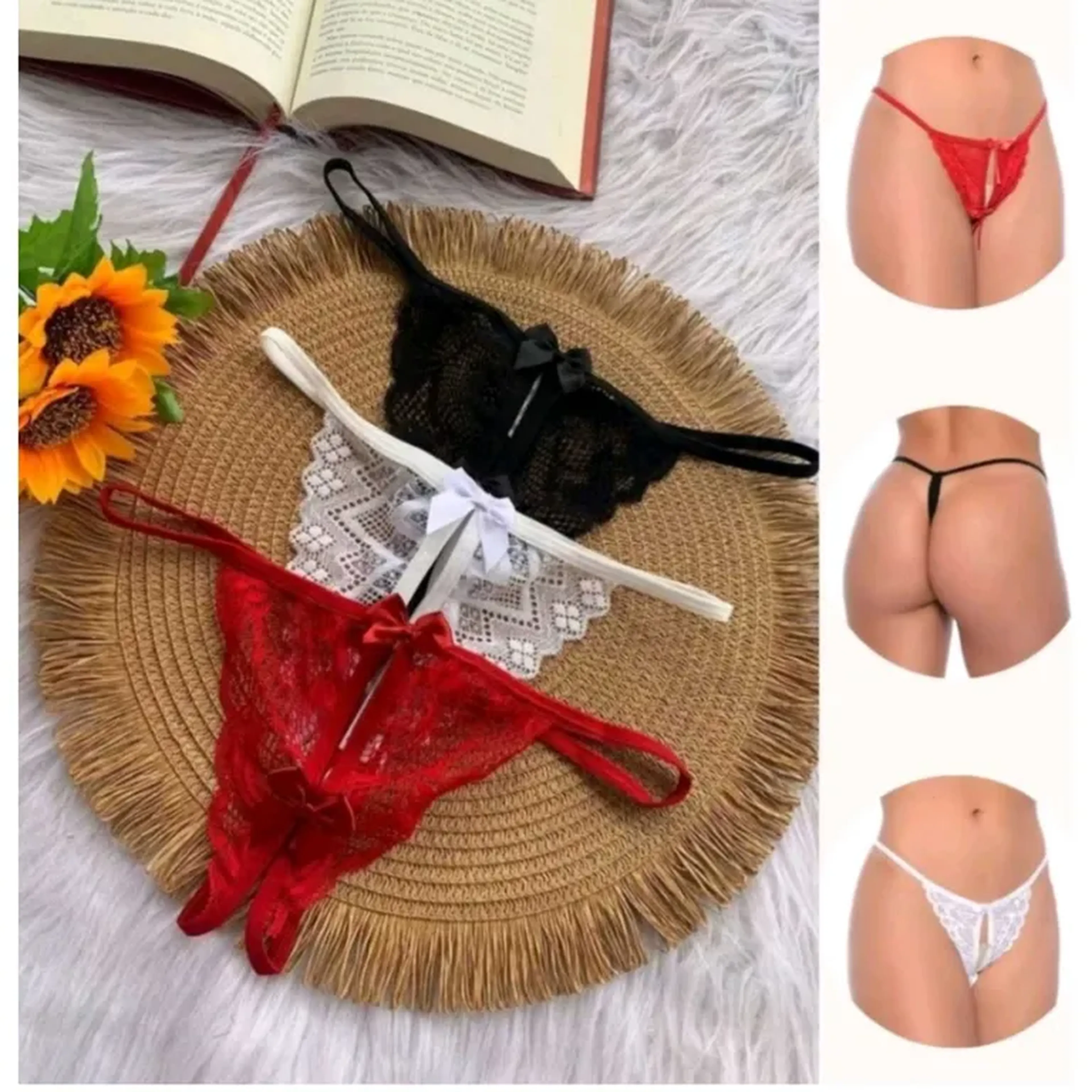 Calcinhas Tanga sensual marido apressado M imagem