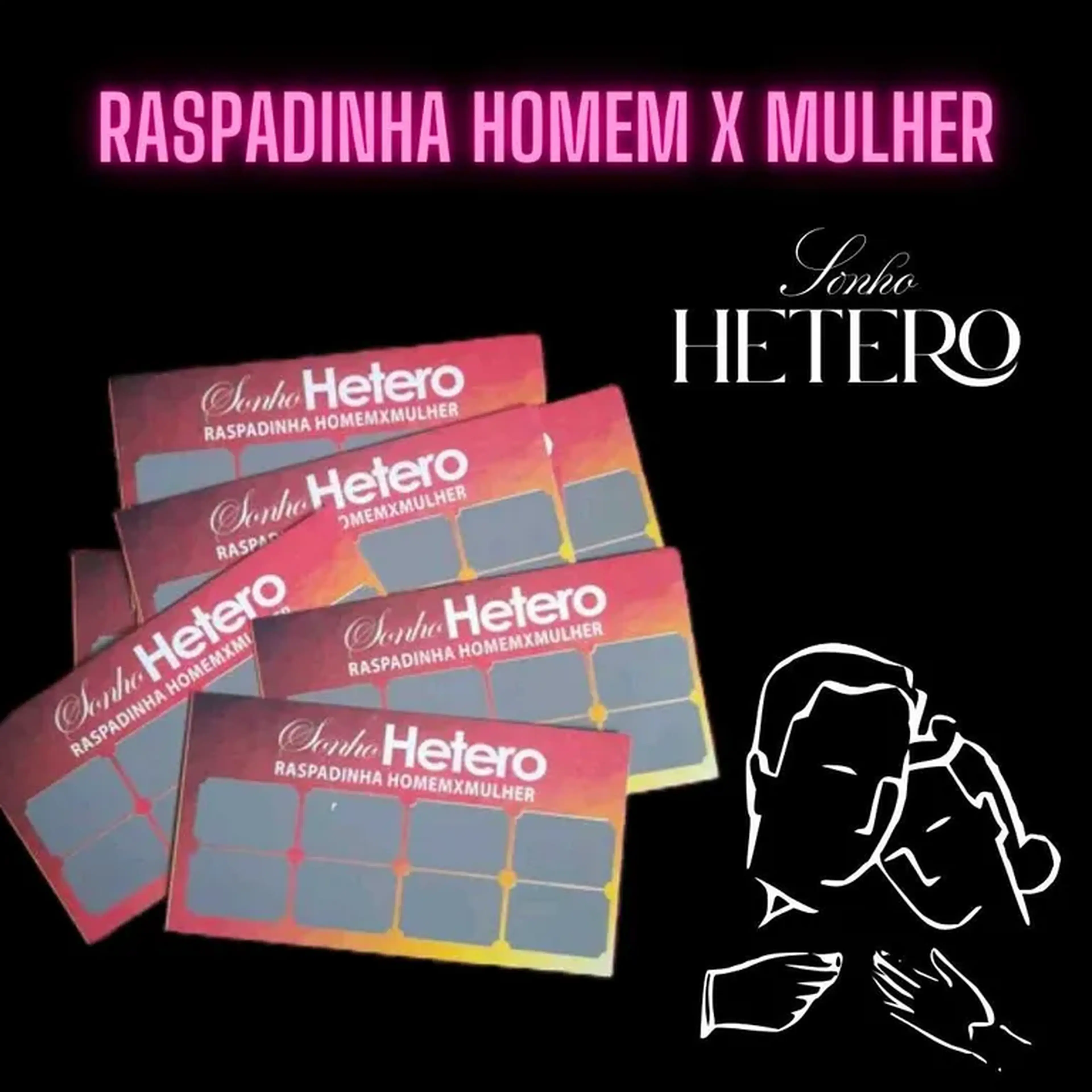 Raspadinha homem x mulher sonho hetero imagem