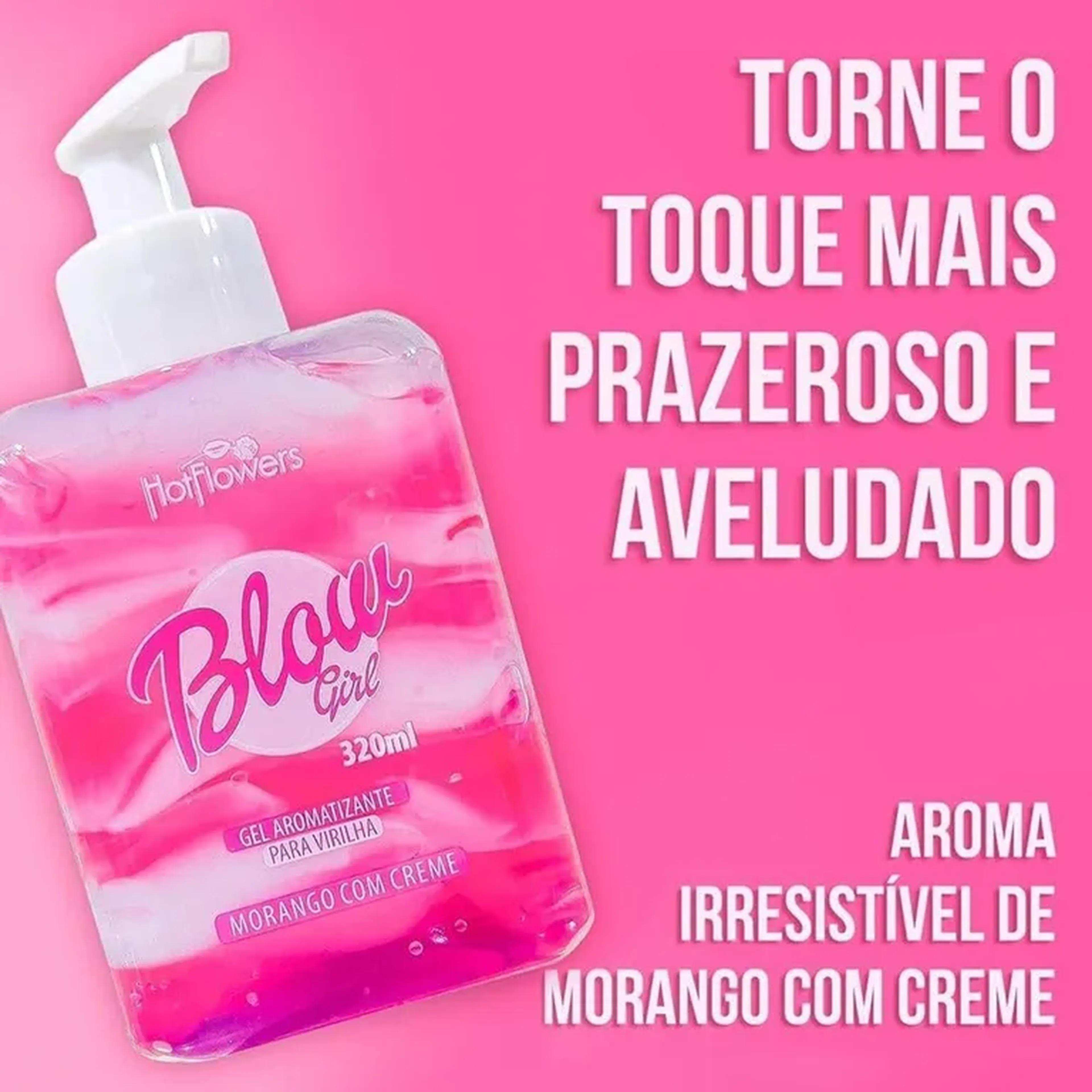 Blow Girl Gel Aromatizante para Virilha da Hot Flowers imagem