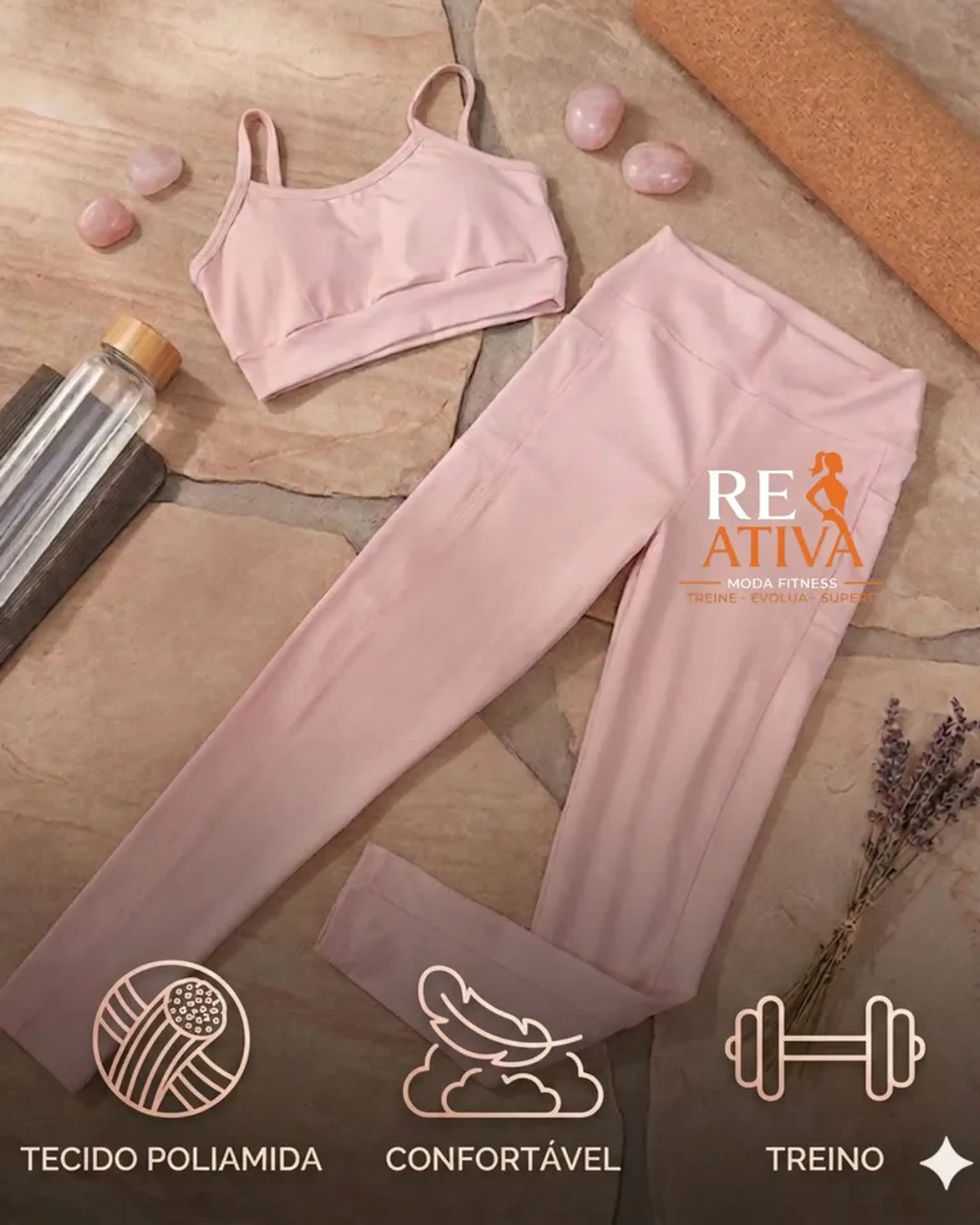 Conjunto Top e Calça Poliamida imagem