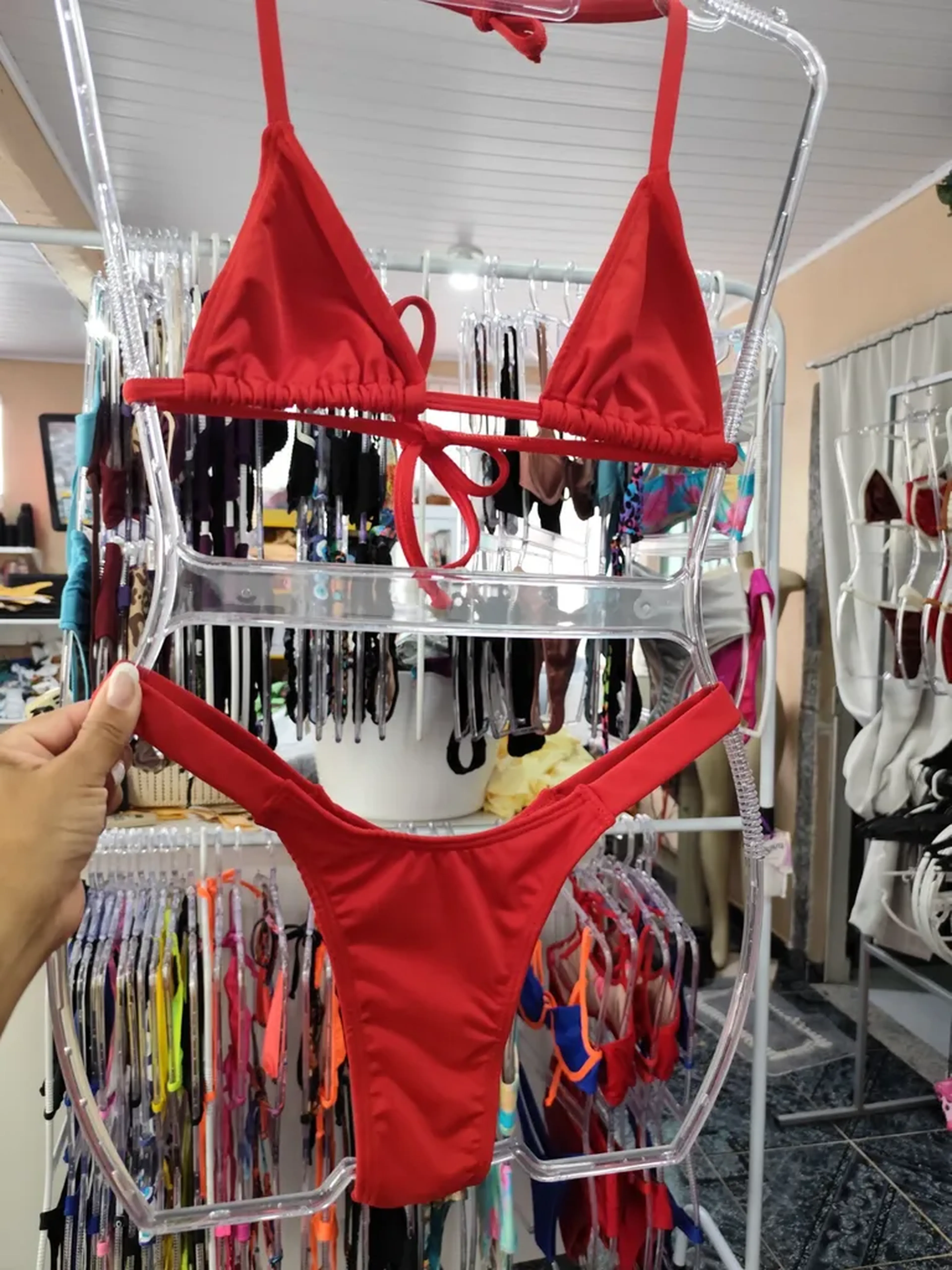 Biquíni modelo fita imagem