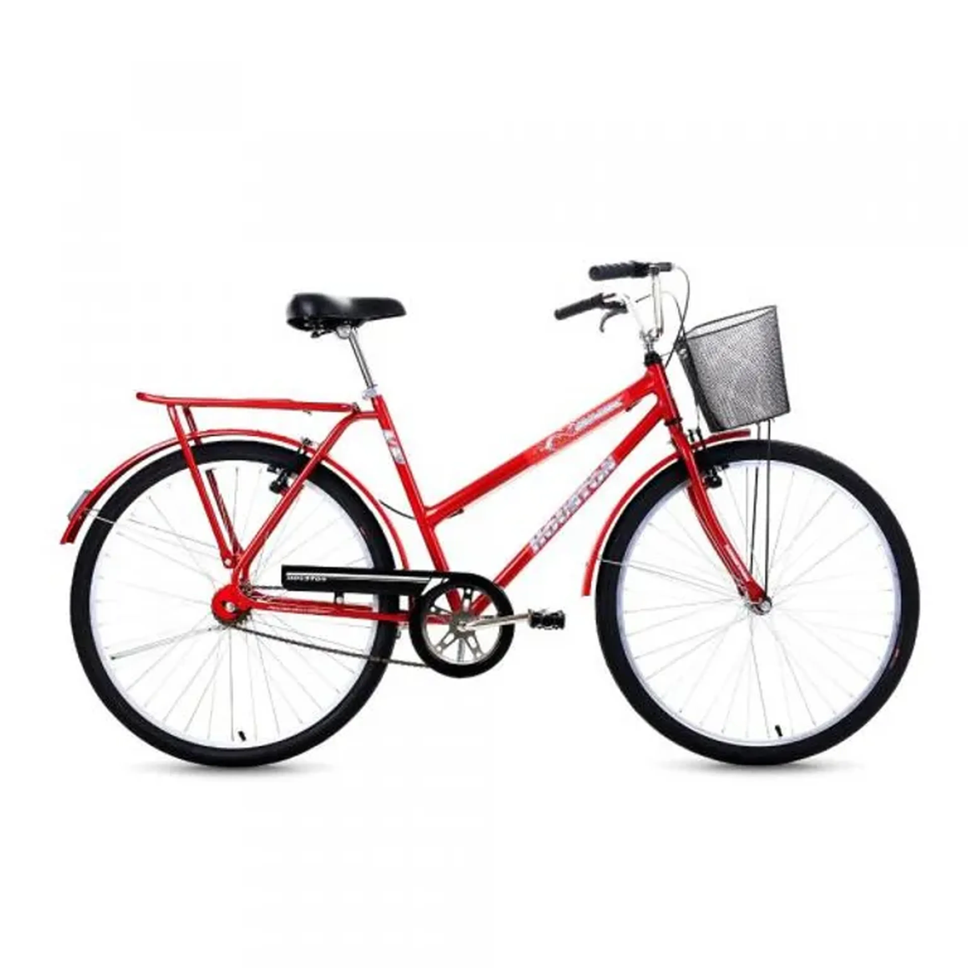 BICICLETA HOUSTON ARO 26 ONIX C.CESTA Vermelho* imagem