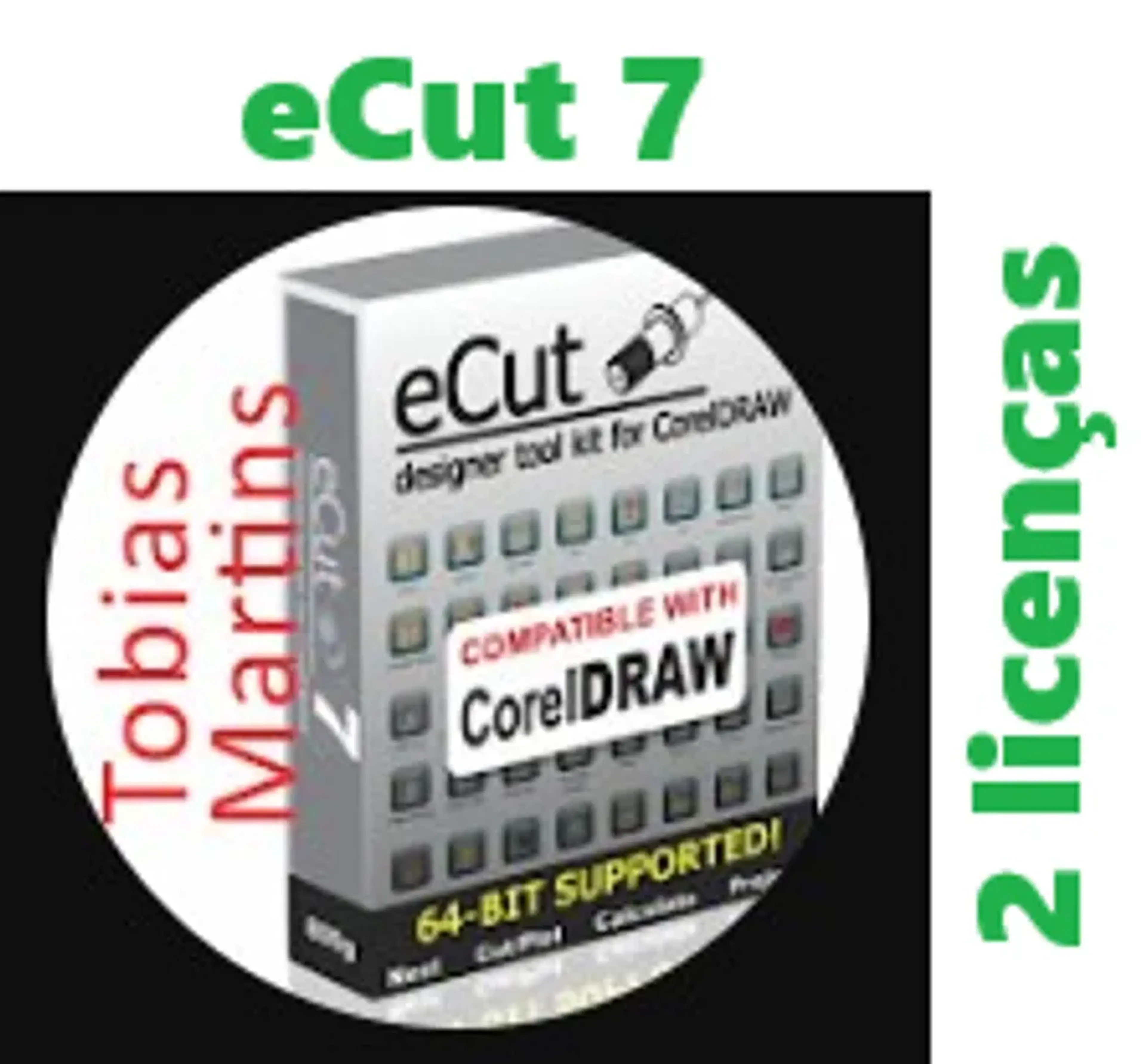Ecut 7 CorelDraw - 2 licenças imagem