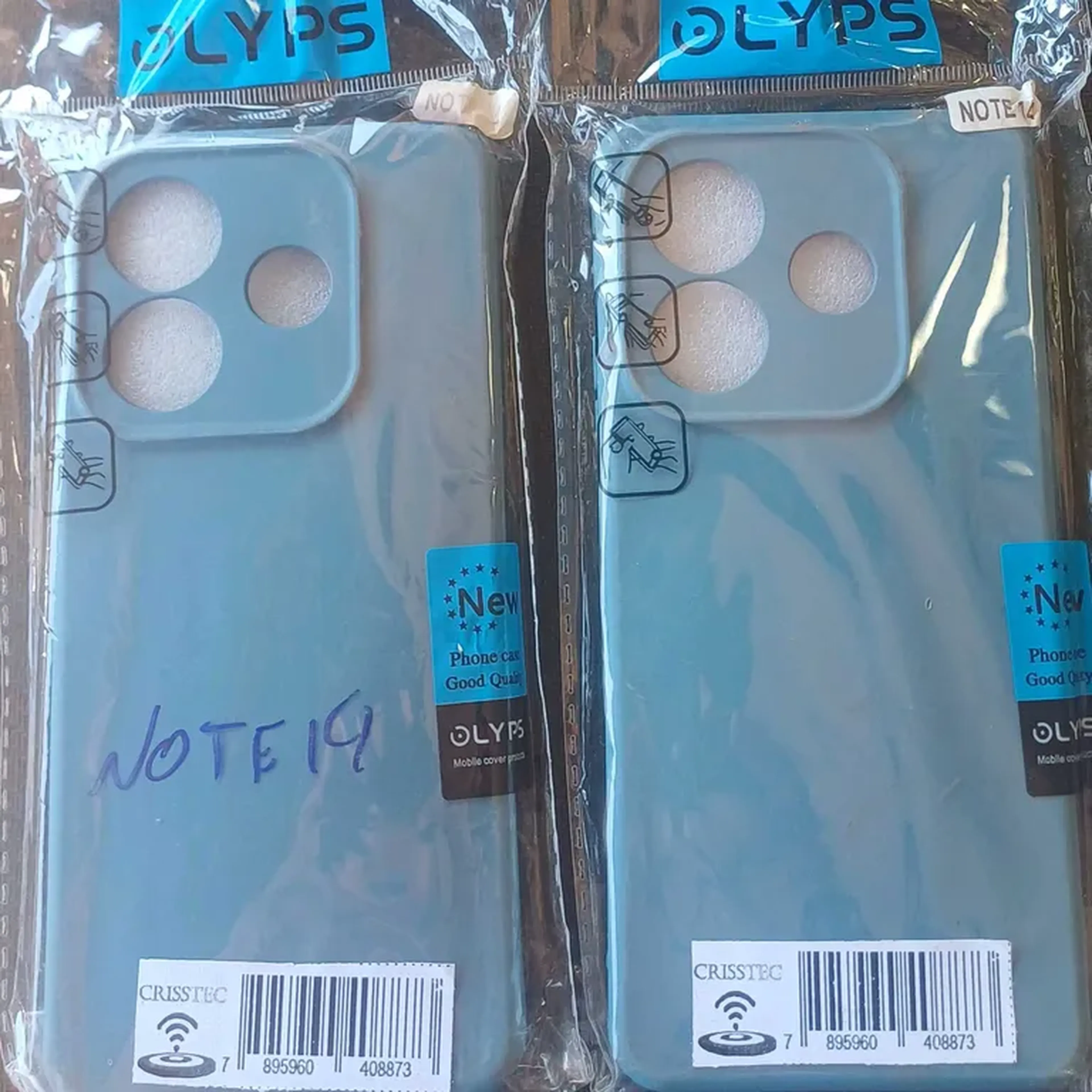 Capinha Para Redmi Note 14, De Silicone Aveludada (AZUL CLARO) imagem
