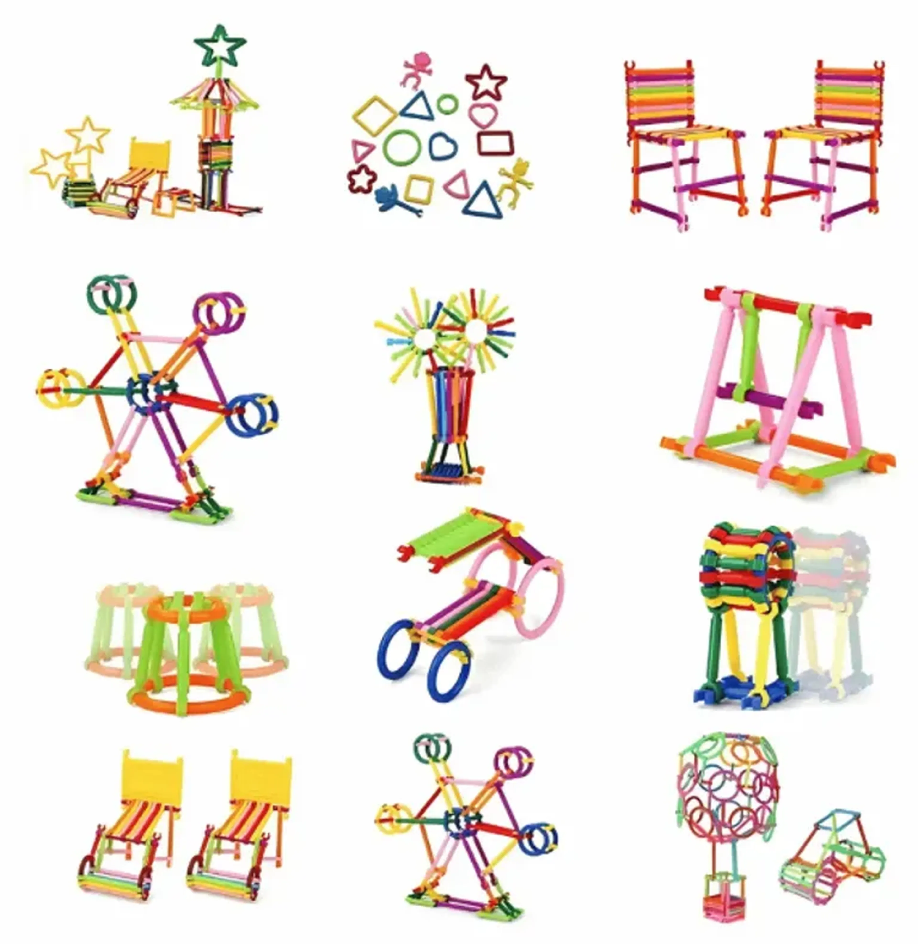 KIT CRIATIVE PARA MONTAR 98 PEÇAS imagem
